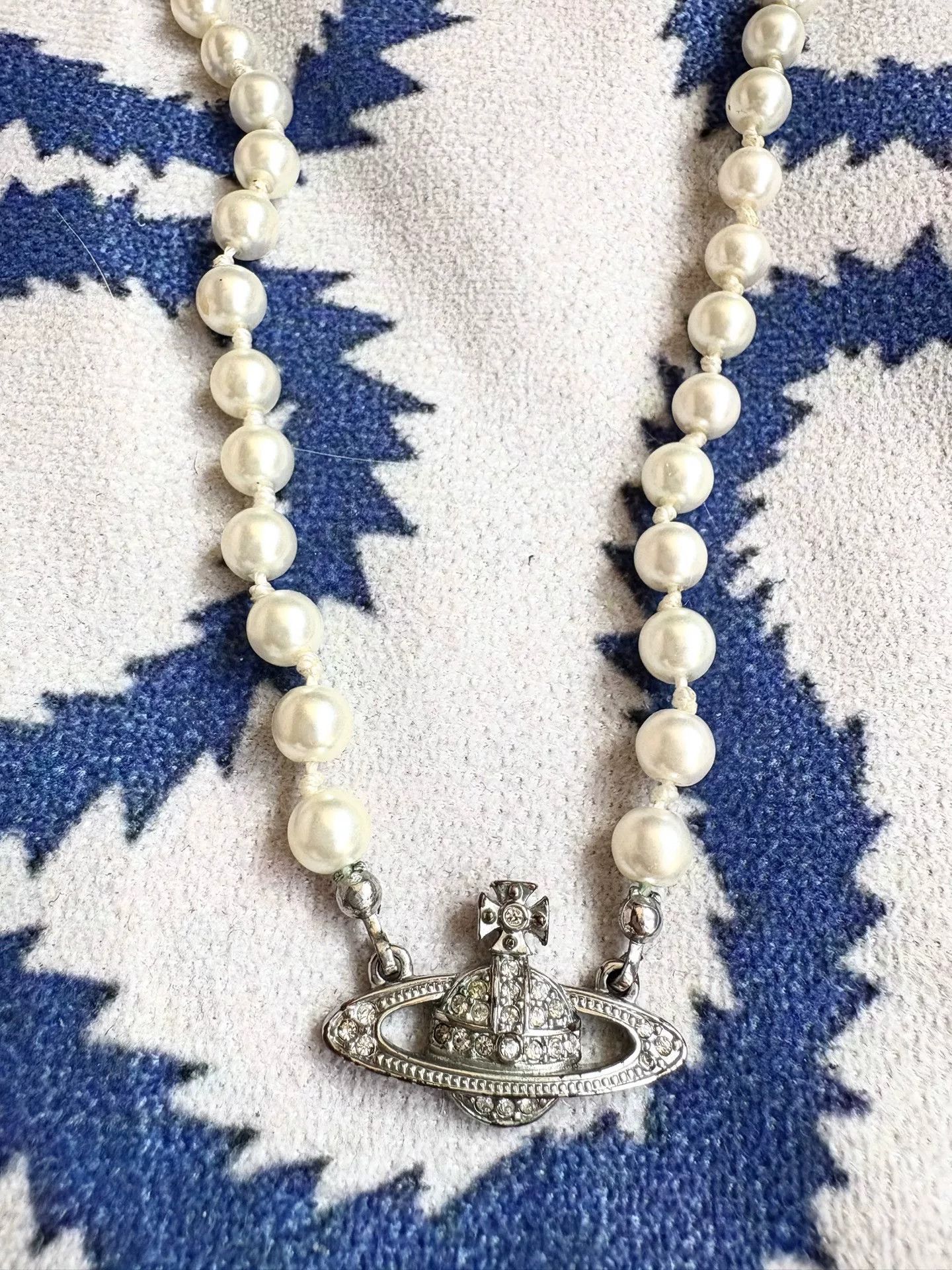 Vivienne Westwood Vivienne Westwood Vintage Pearl Necklace Size ONE SIZE - 1 Thumbnail