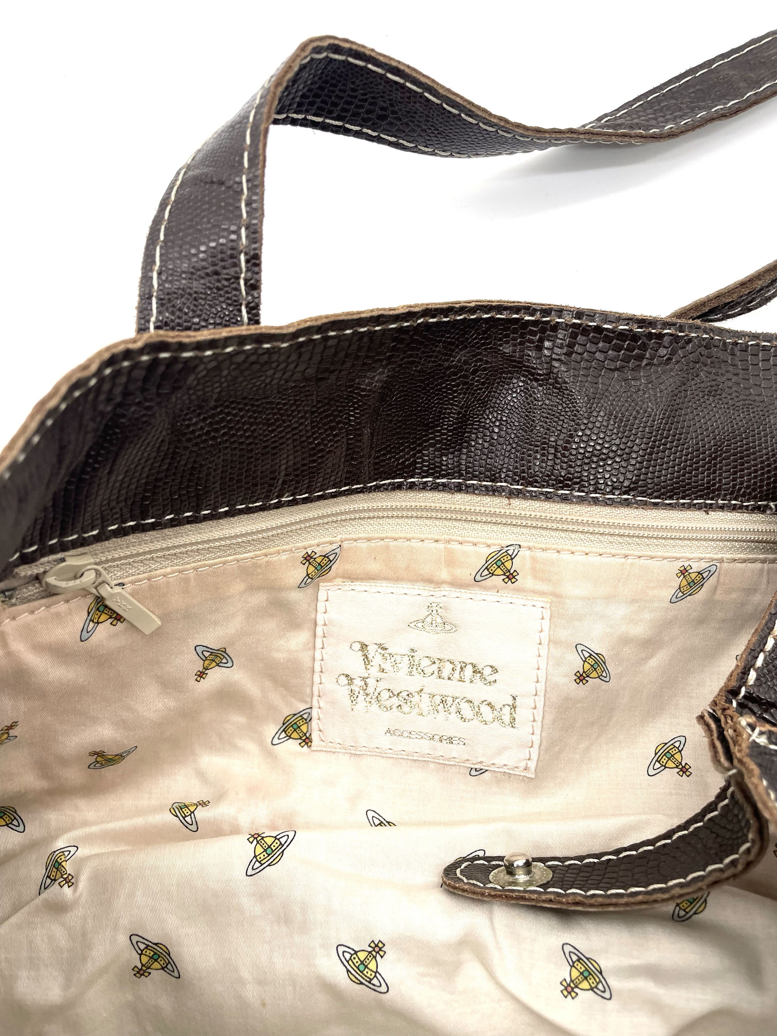 Vivienne Westwood Snakeskin Orb Handbag Size ONE SIZE - 10 Thumbnail