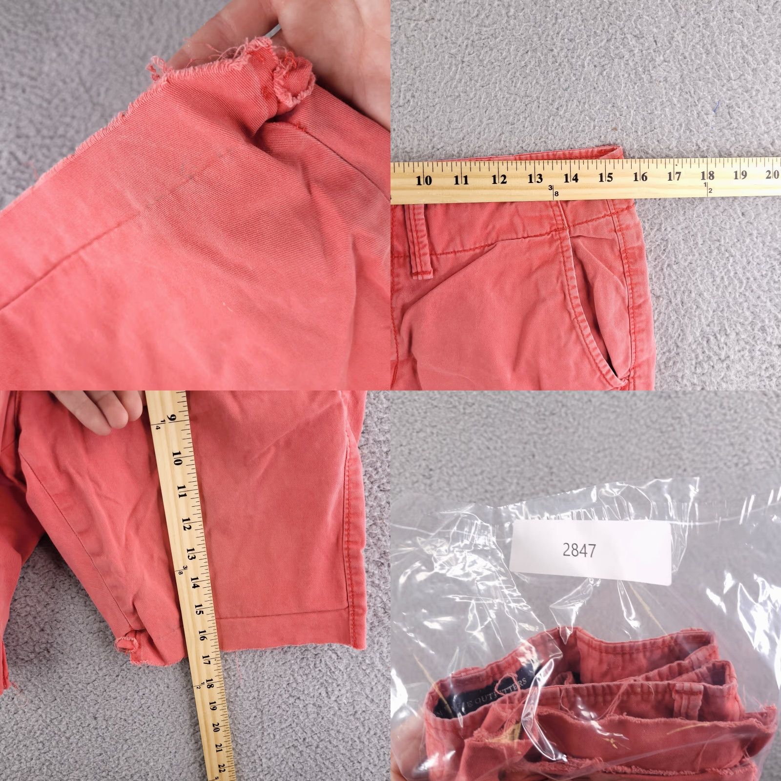 American Eagle Outfitters American Eagle Outfitters Slim Fit Shorts Mens 30 Red Pink Orange Mango Chino Solid Logo 30-Day Returns Mens Size US 30 / EU 46 - 8 Thumbnail