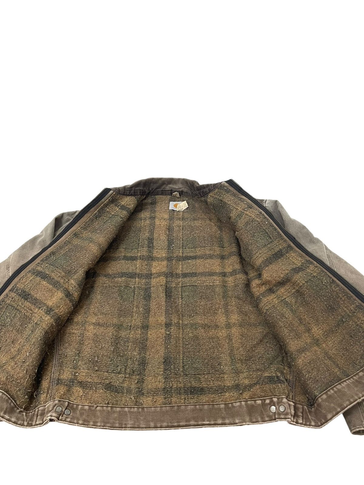 Carhartt Vtg Carhartt Detroit USA Blanket Lining Sun Faded 5🟩5 Size US L / EU 52-54 / 3 - 11 Thumbnail