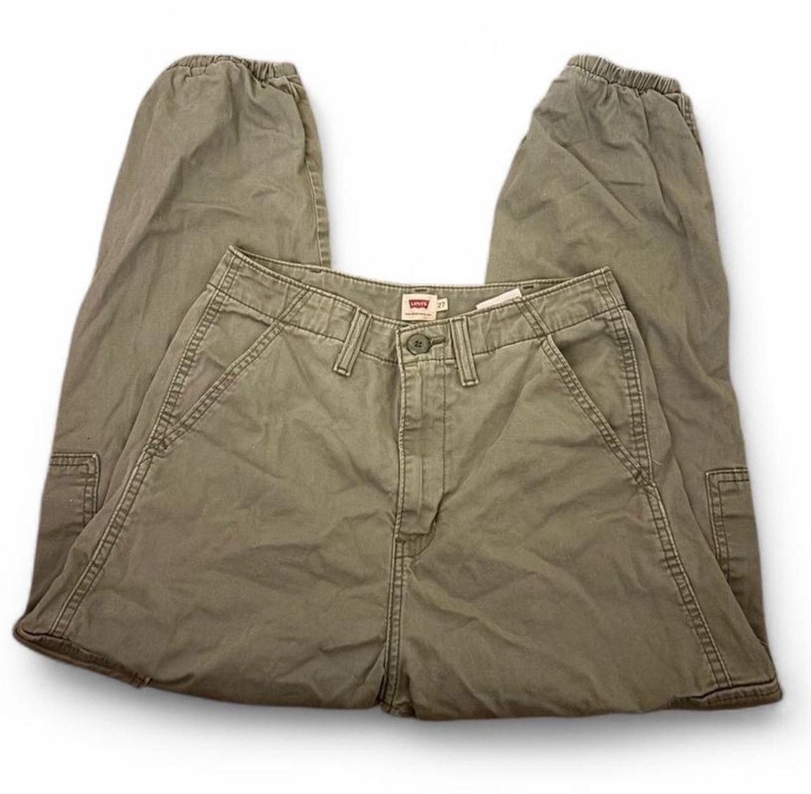 Levi's Levi’s High Waisted Cargo Pants Size 27" / US 4 / IT 40 - 2 Thumbnail