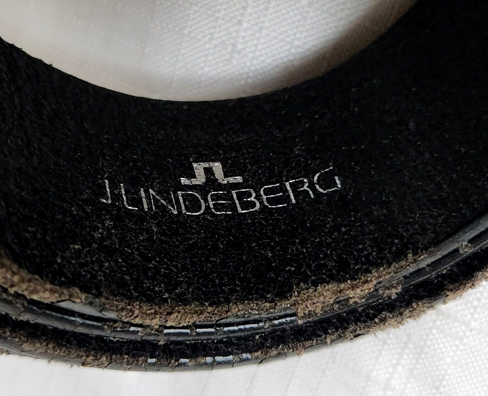 J.Lindeberg J.Lindeberg Bridge belt Leather black with silver SZ 32 Size 32 - 12 Thumbnail