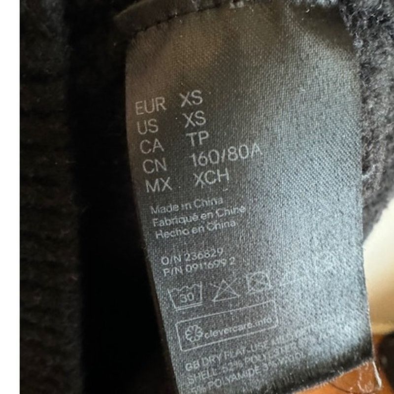Kangol Kangol x H&M Black Oversized Mock Neck Logo Sweater XS Size XS / US 0-2 / IT 36-38 - 5 Thumbnail