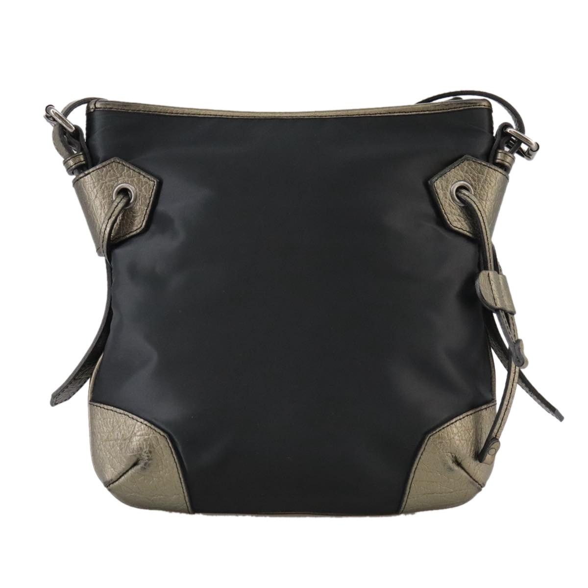 Burberry Burberry Shoulder Bag Nylon Leather Black Size ONE SIZE - 3 Thumbnail