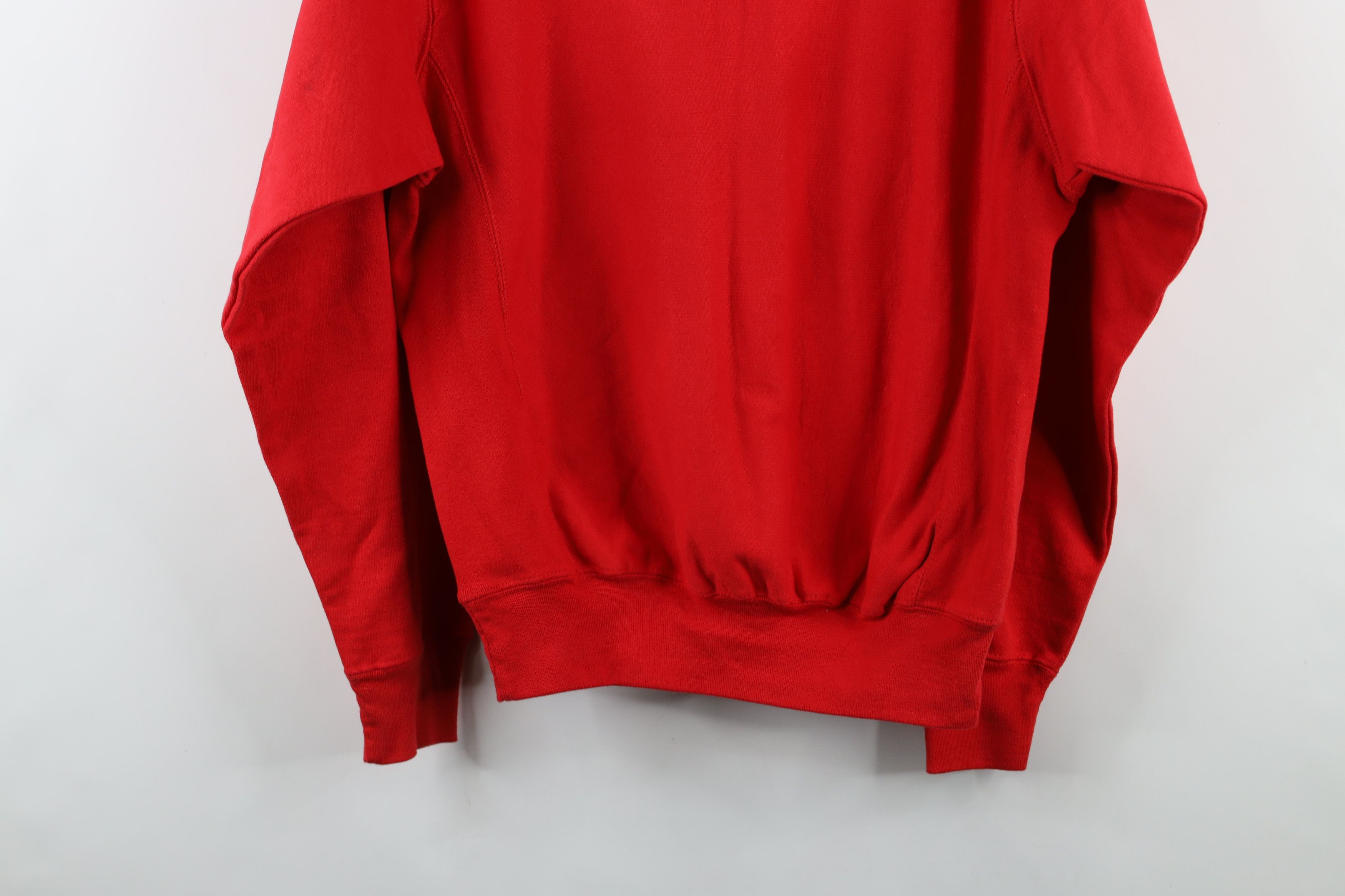 Vintage Vintage 90s Ohio State University Crewneck Sweatshirt Red Size US L / EU 52-54 / 3 - 13 Thumbnail