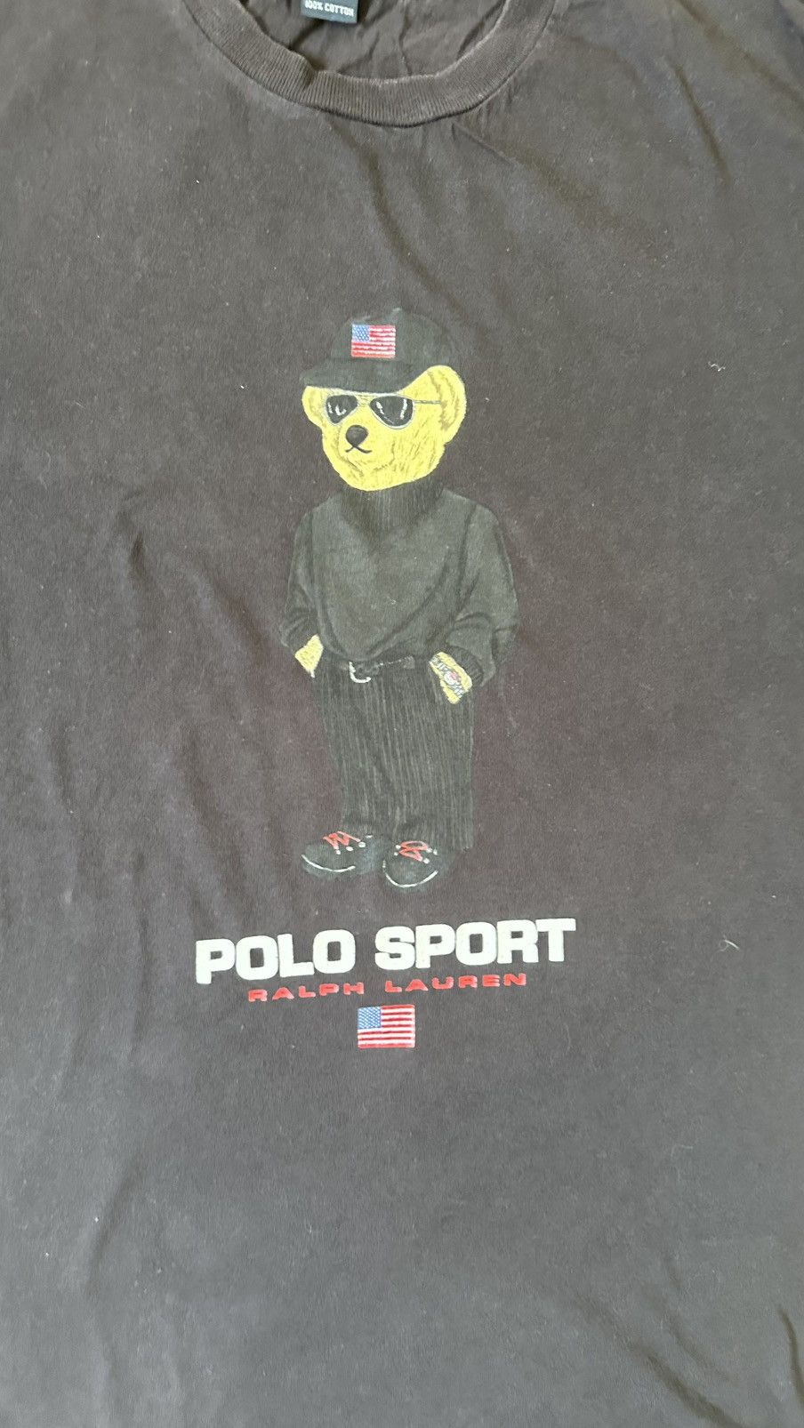 Polo Ralph Lauren VINTAGE POLO SPORT BEAR TEE Size US M / EU 48-50 / 2 - 2 Thumbnail