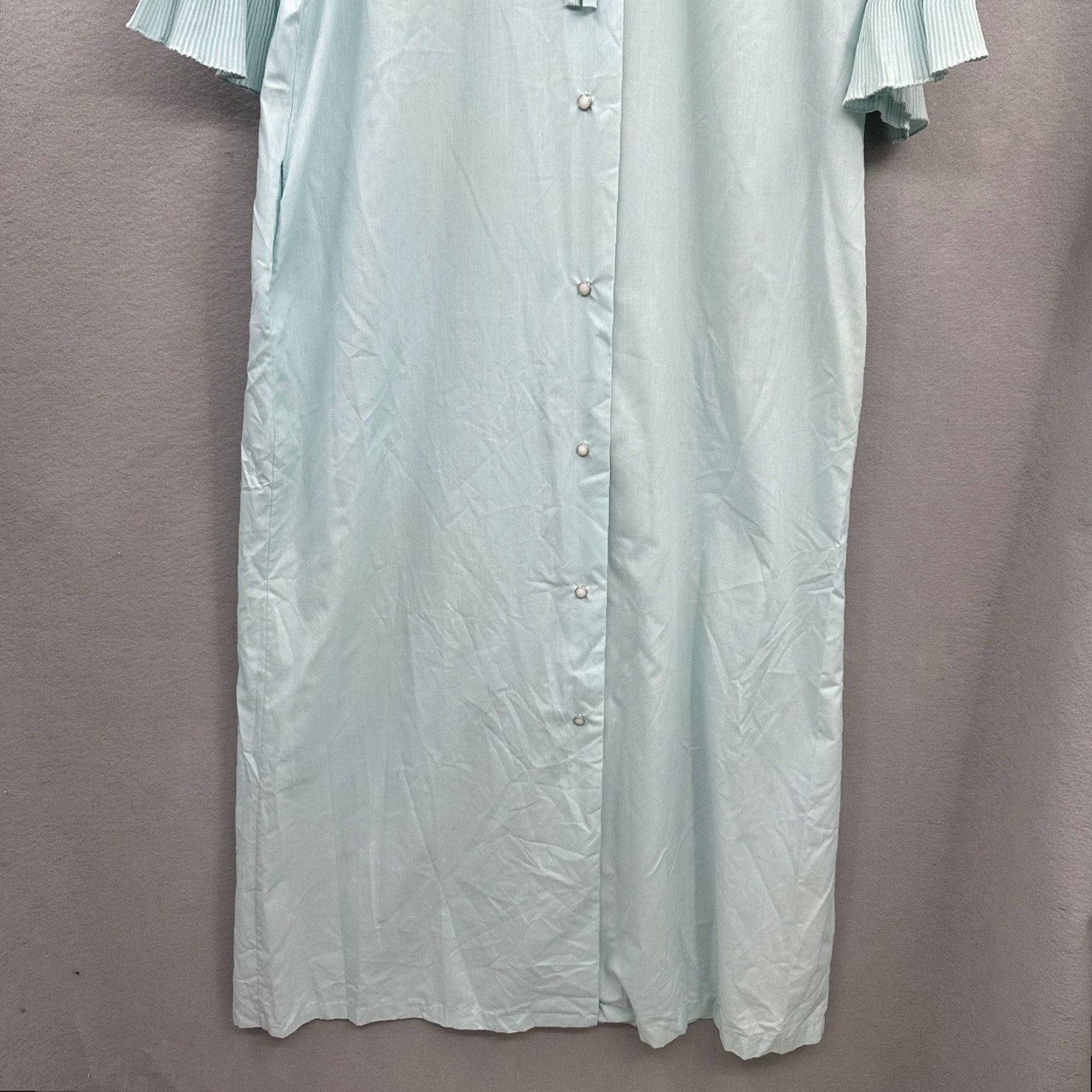 Vintage VINTAGE Smart Time Dress Womens 12 Blue 1970s Cottagecore Arts & Crafts Men/Women? Size L / US 10 / IT 46 - 3 Thumbnail