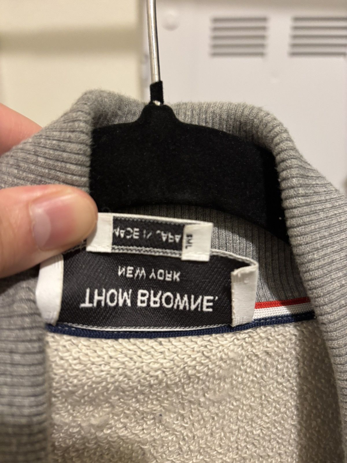 Thom Browne Thom Browne Grey Bomber Jacket Size US S / EU 44-46 / 1 - 8 Thumbnail