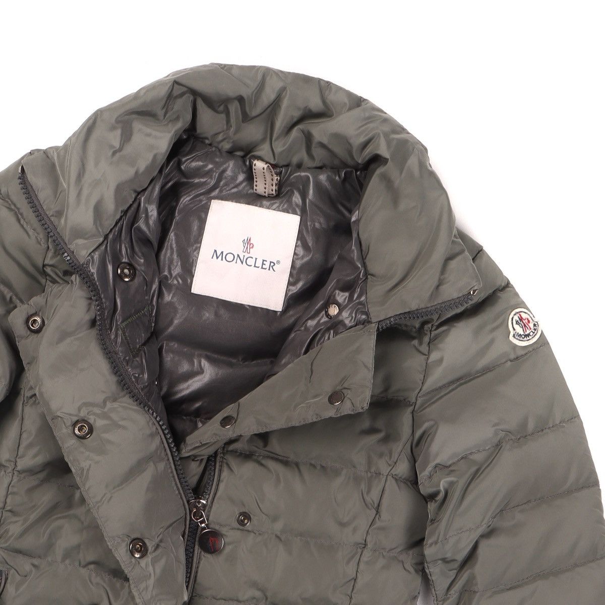 Moncler Authentic Moncler Cappottino Kids Down Long Jacket Olive Size XXS / US 00 / IT 34 - 3 Thumbnail