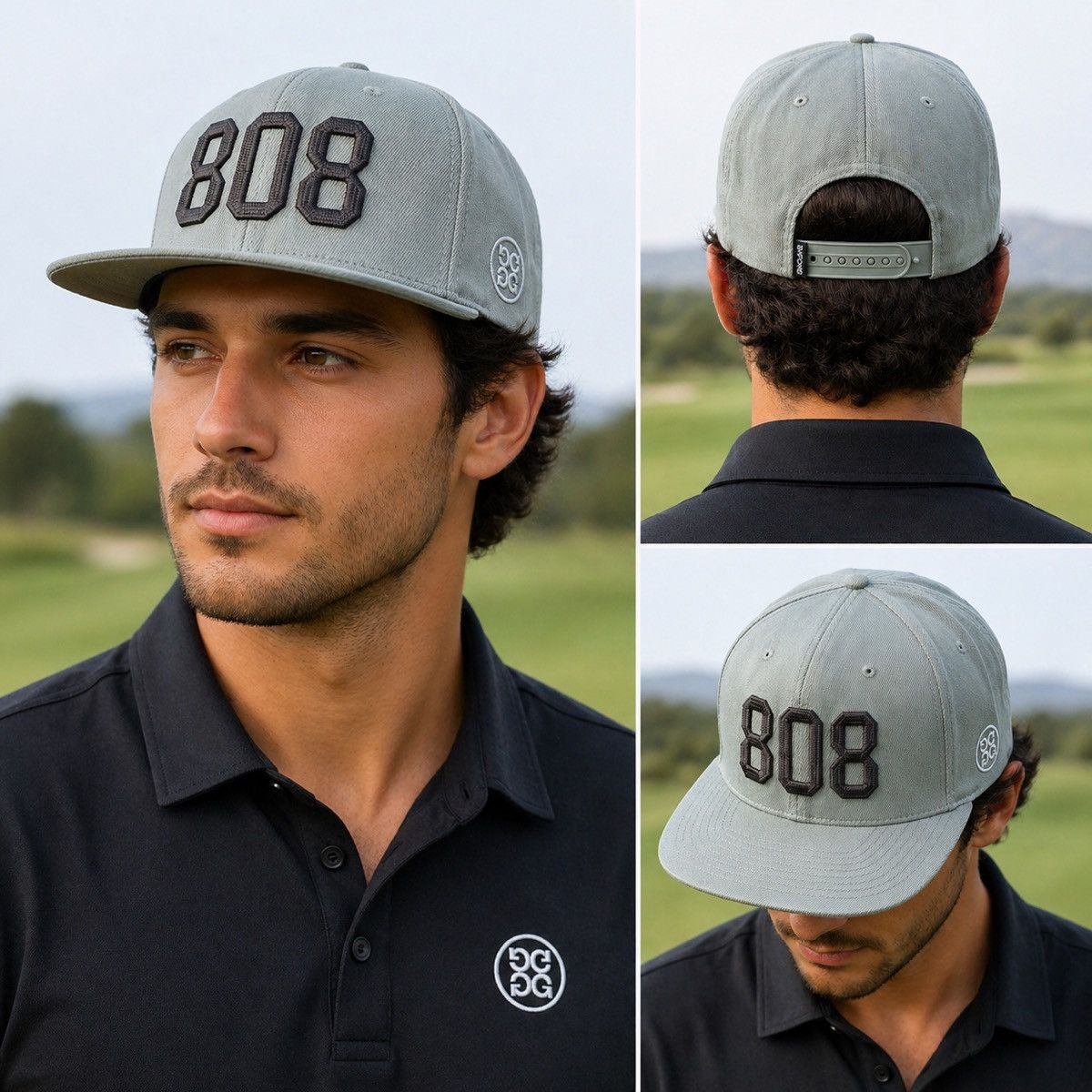 G/FORE G/FORE 808 Aloha Golf Snapback Hat Sage Performance Cap Size ONE SIZE - 1 Thumbnail