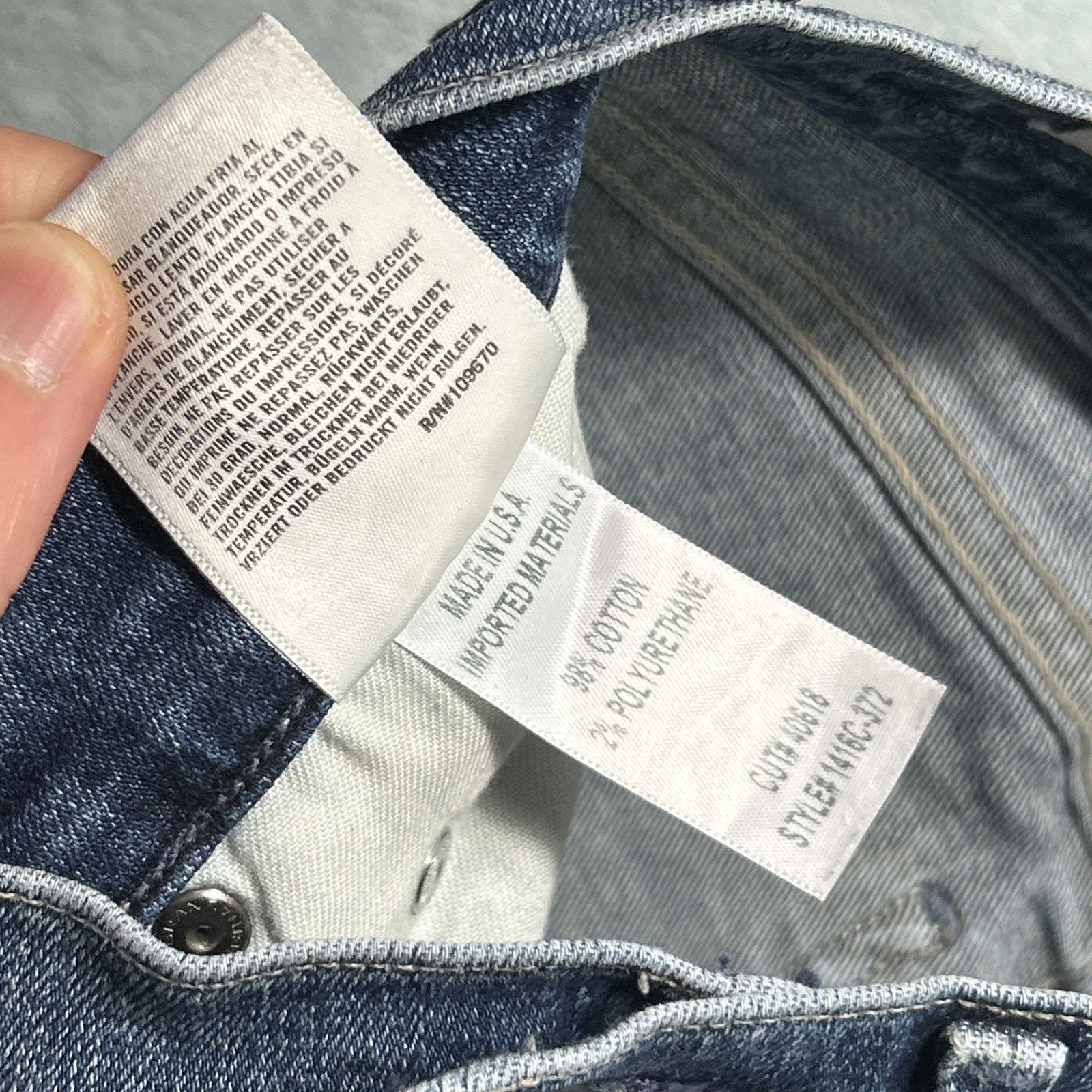 Citizens Of Humanity Citizens Of Humanity Straight Jeans 27x27 Distress Skinny Size 27" / US 4 / IT 40 - 6 Thumbnail