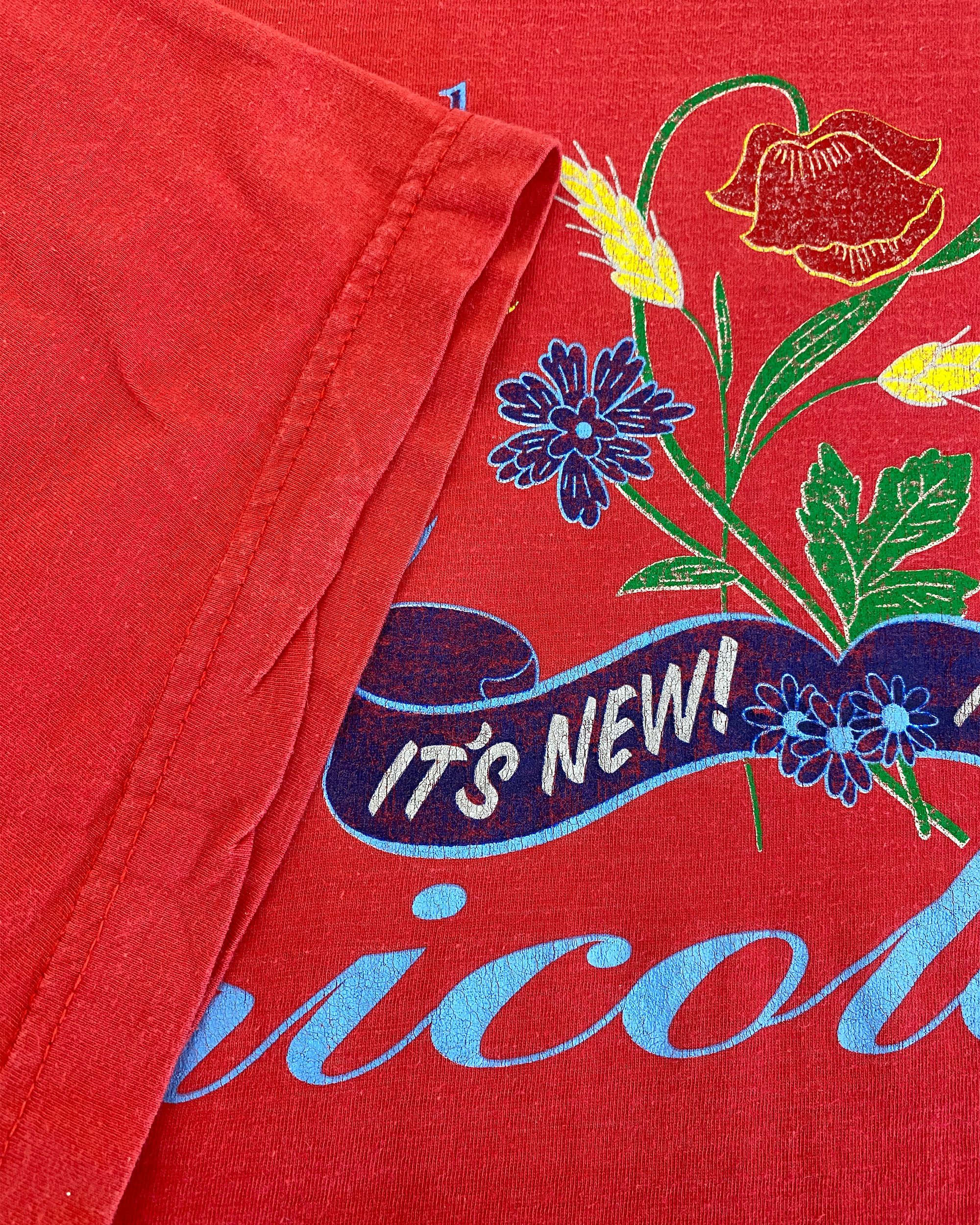 Vintage 1990s Floral Print T-Shirt Size US XL / EU 56 / 4 - 6 Thumbnail
