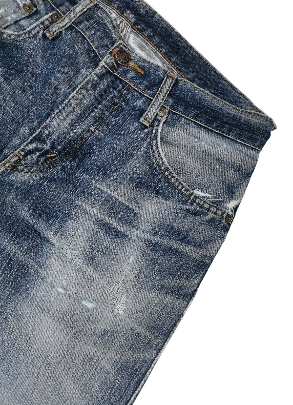 Edwin Vintage Edwin Jeans Distressed Rusty Mudwash Denim Size US 31 - 4 Thumbnail