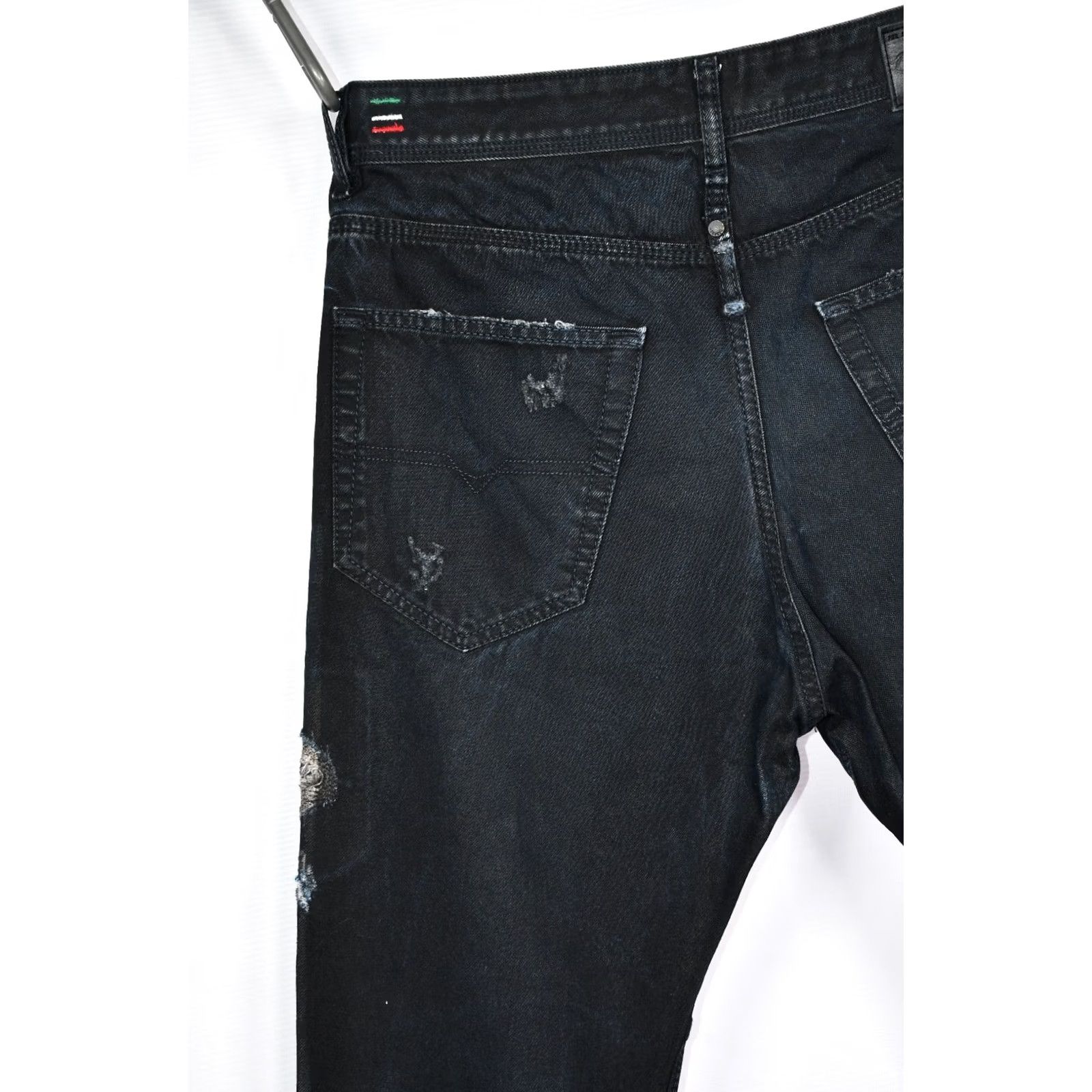 Diesel Diesel Narrot 0857E Regular Carrot Jeans Blue Men W30 L32 Regular Distressed Cotton Denim Size US 30 / EU 46 - 5 Thumbnail