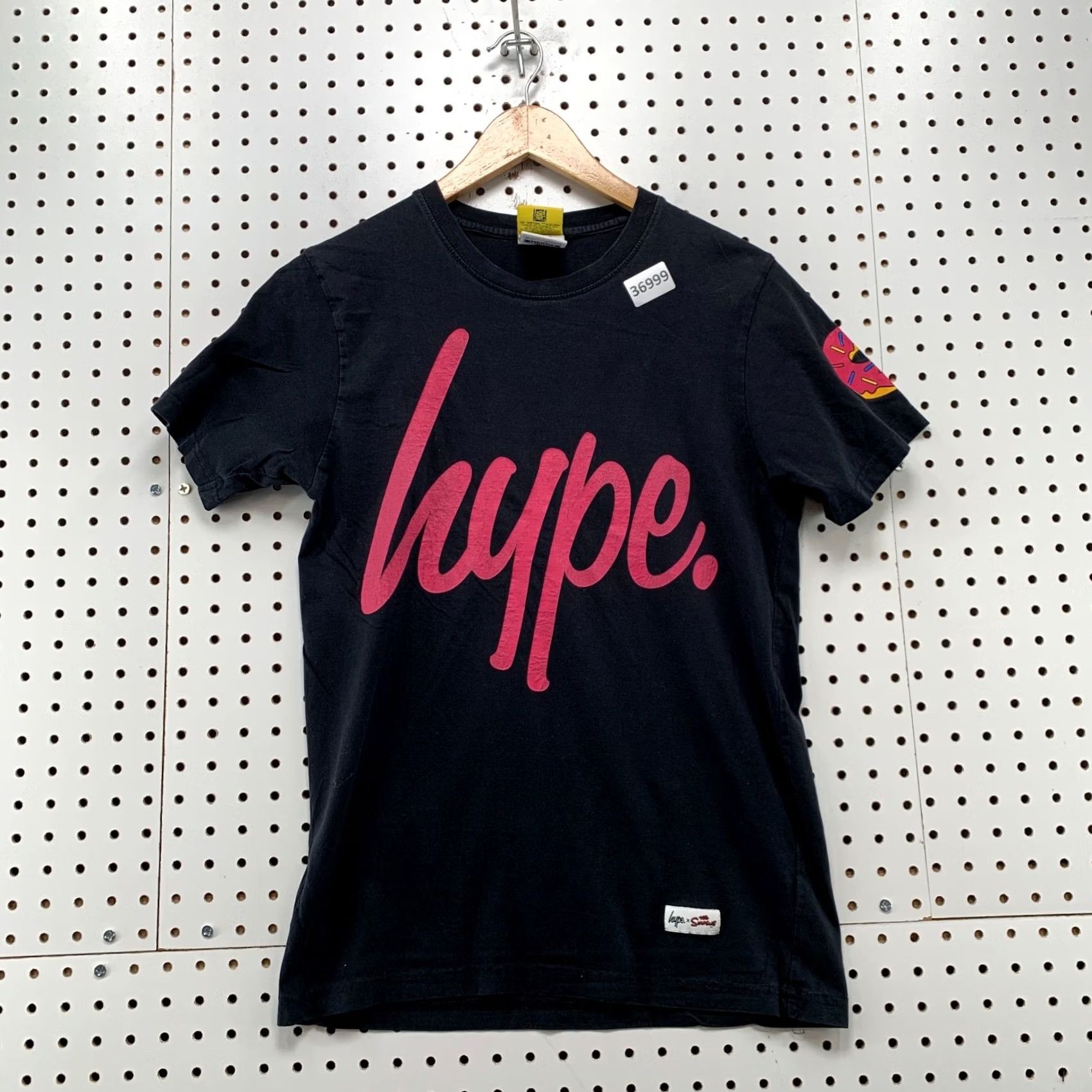 Vintage HYPE Simpson Shirt Mens Small Black Chief Wiggum TV Cartoon Size US S / EU 44-46 / 1 - 6 Thumbnail