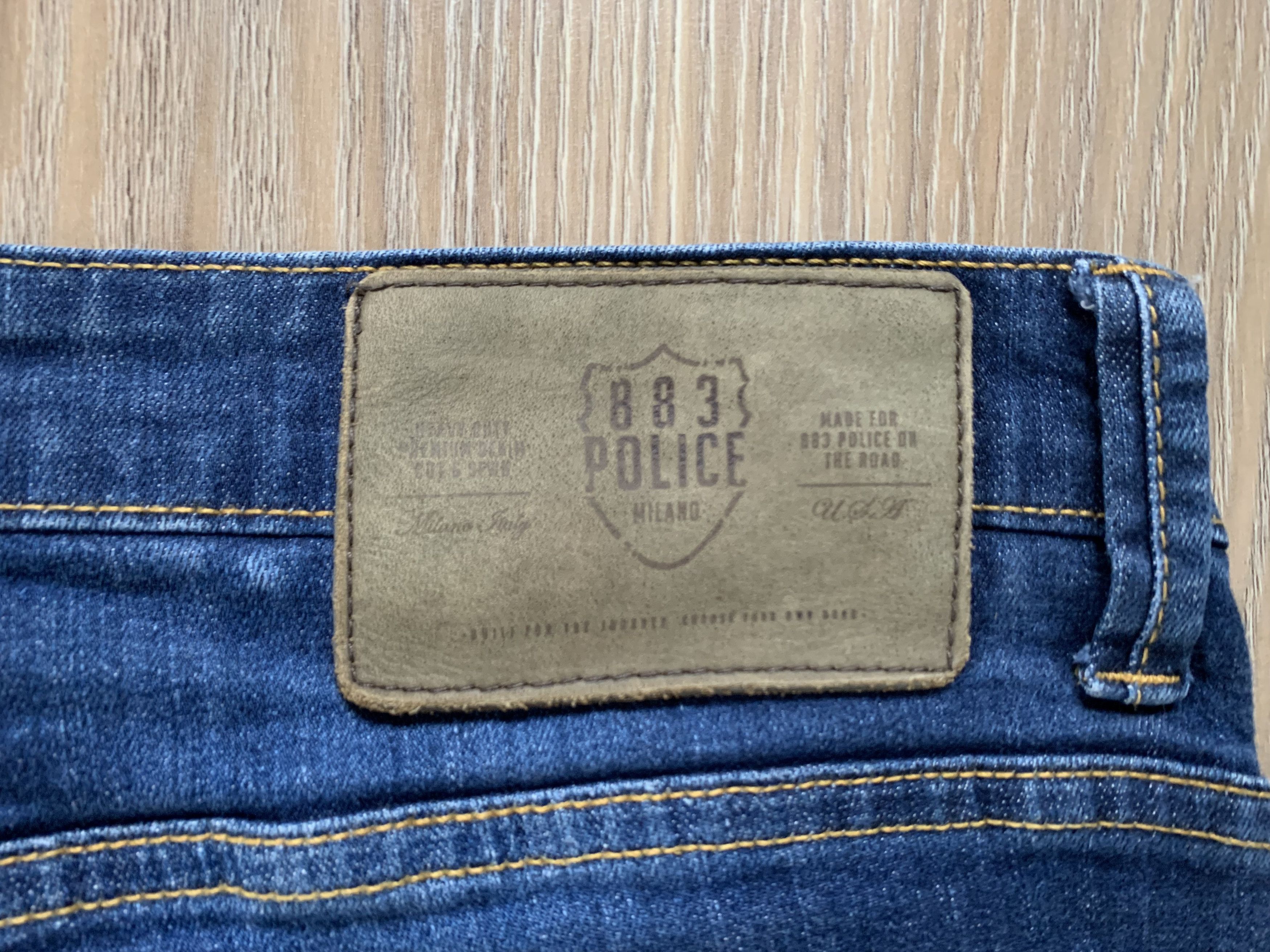 Other Police Cassady Distressed Blue Denim Jeans Size US 38 / EU 54 - 8 Thumbnail