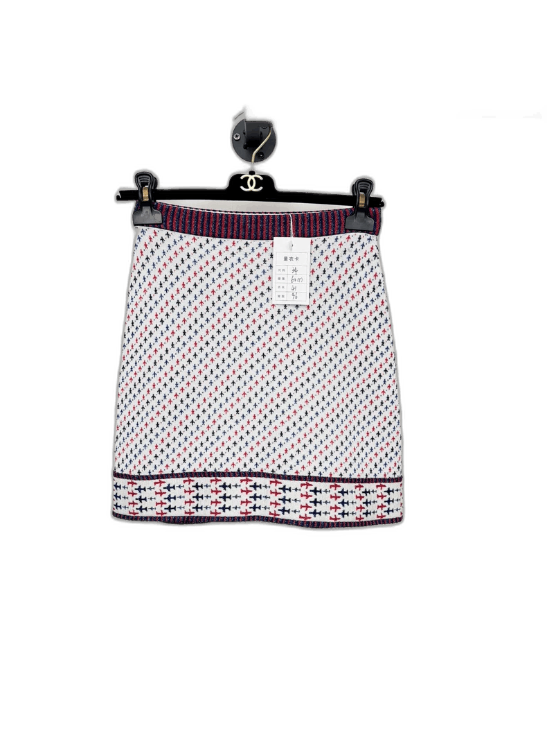 Chanel Chanel Knit Mini Skirt Size 24" / US 00 / IT 34 - 1 Thumbnail