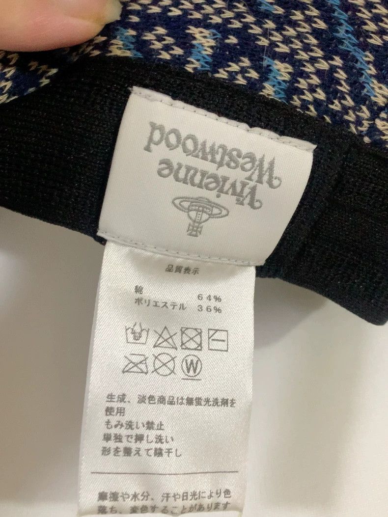 Vivienne Westwood Vivienne Westwood Blue striped Saturn logo fisherman's hat Size ONE SIZE - 5 Thumbnail