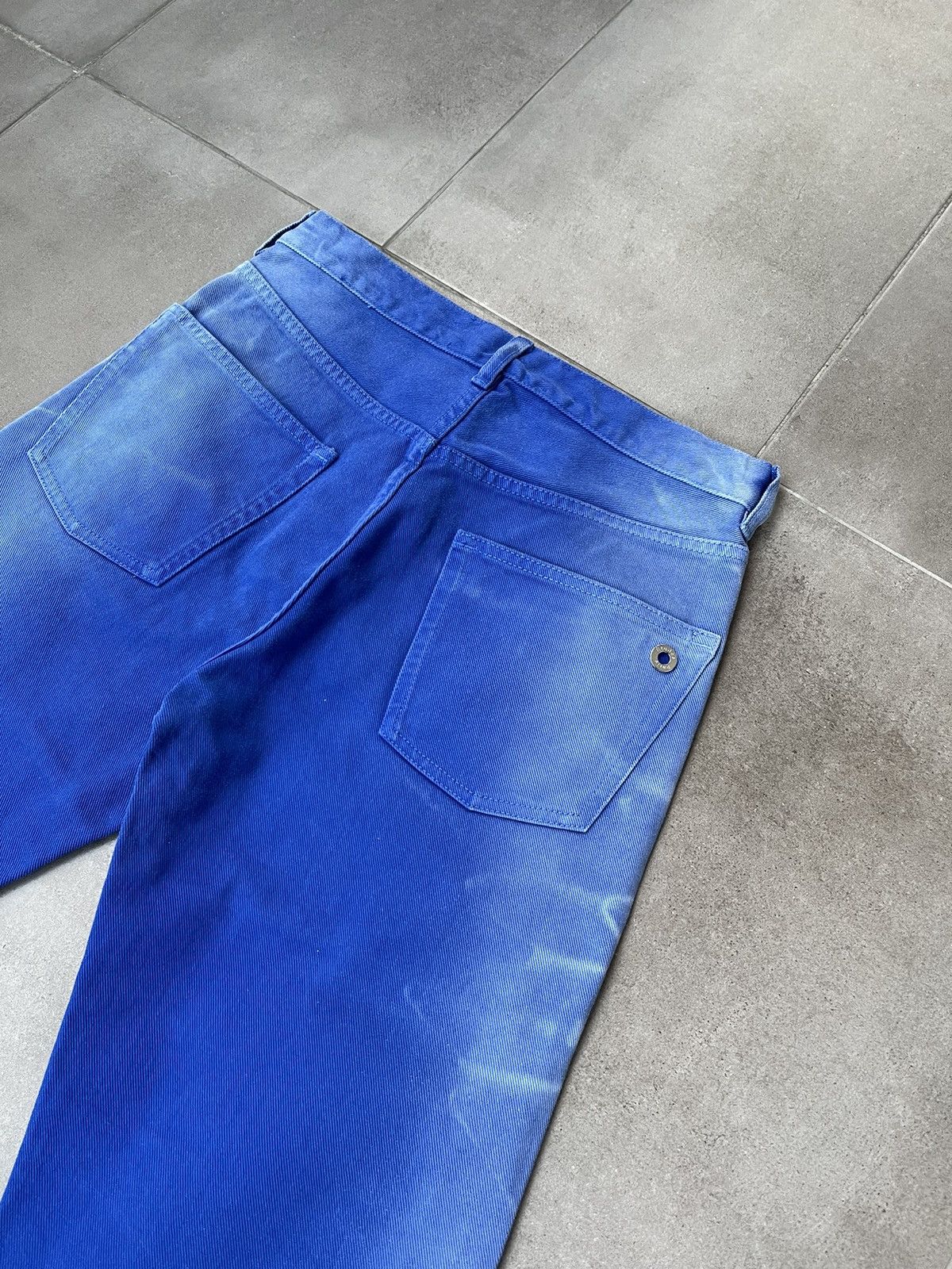 Etudes !DS! SS22 Etudes X Yves Klein Corner Edition Denim Pants Size 32" / US 10 / IT 46 - 19 Thumbnail