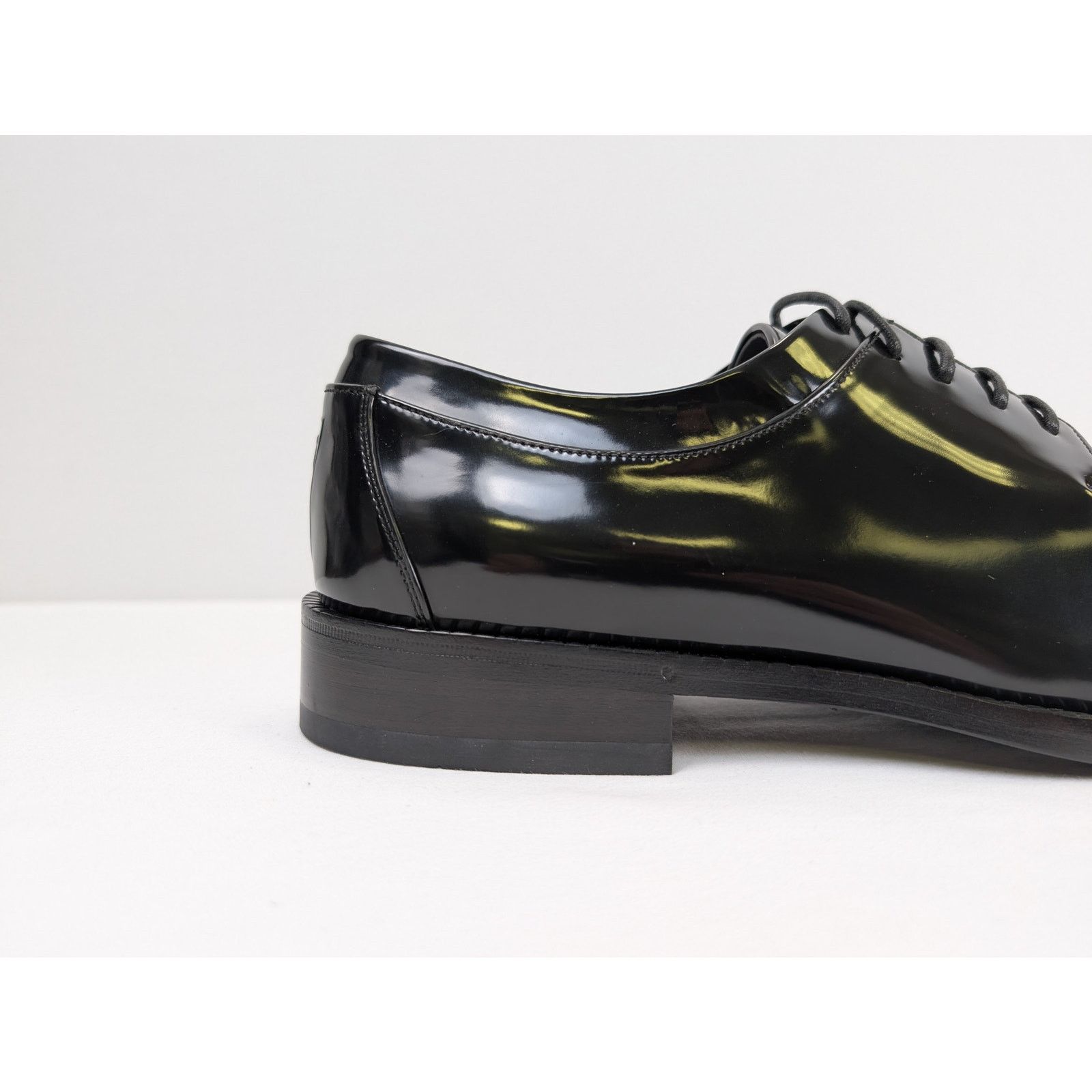 Salvatore Ferragamo o1rshd1 Nero Skin Dinamic Leather Shoe Boots in Noir Size US 10 / EU 43 - 5 Thumbnail