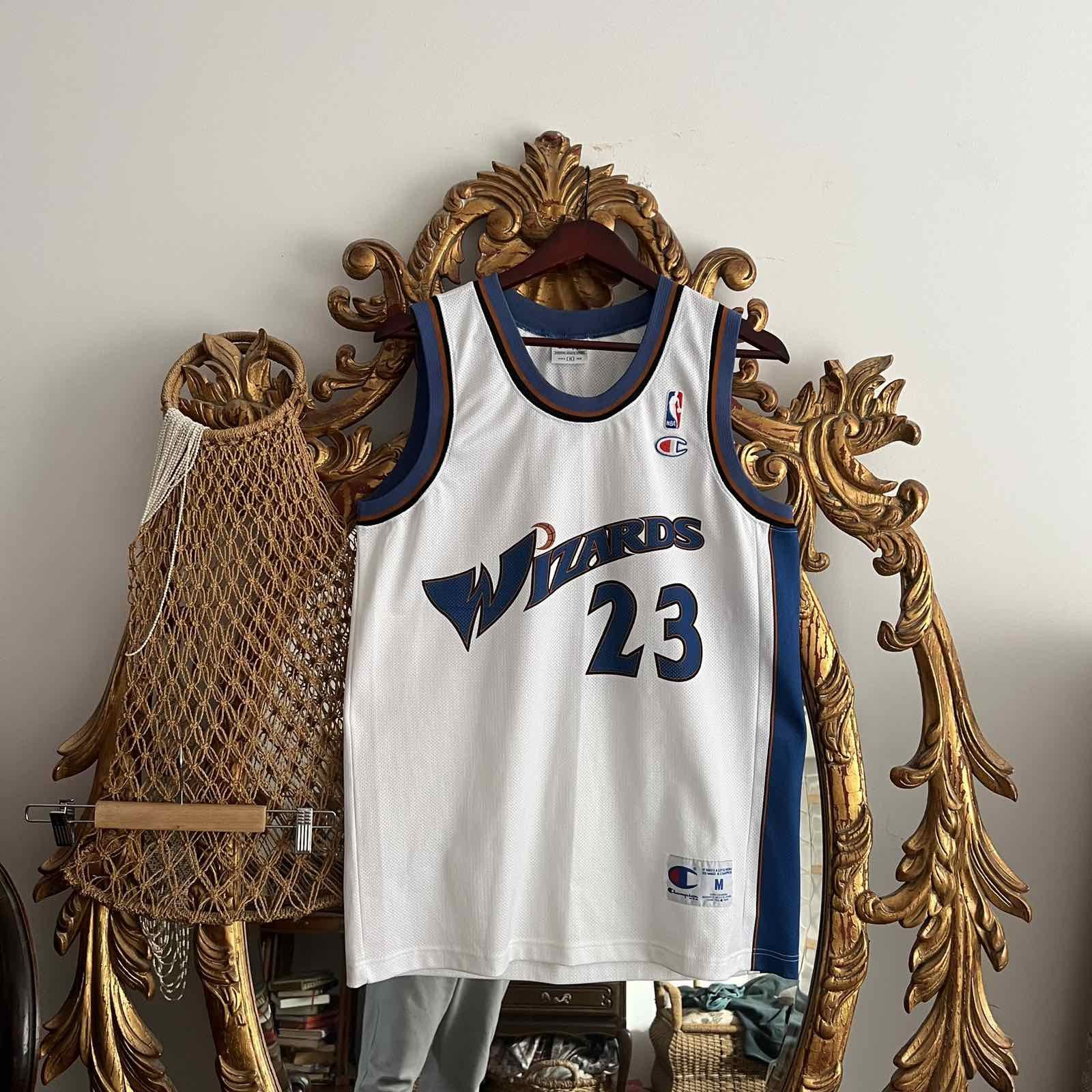 Vintage Champion Washington Wizards Jordan 23 NBA Jersey Shirt SZ M Size US M / EU 48-50 / 2 - 1 Thumbnail