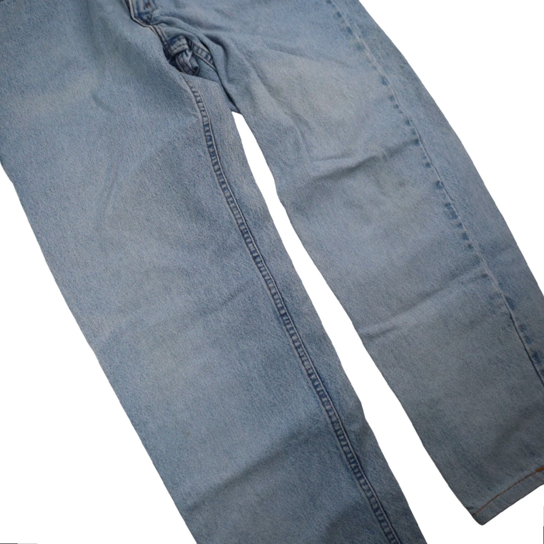 Denime VINTAGE Levis 550 USA Made Loose Fit Denim Jeans Shirt? Size US 34 / EU 50 - 3 Thumbnail
