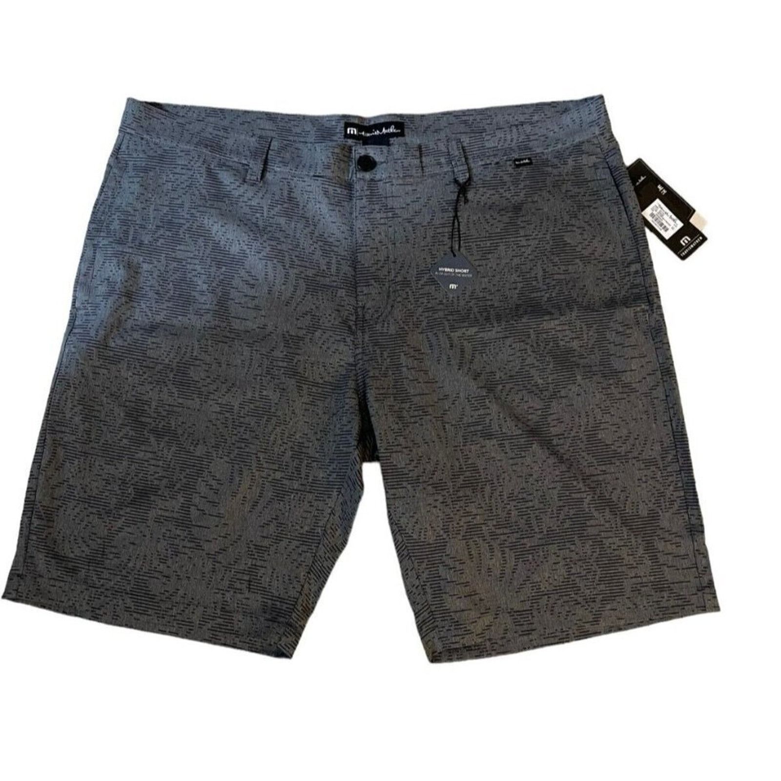 TravisMathew Travis Matthew Hybrid Golf Shorts Go Fish Stretch Gray 42W Size US 42 / EU 58 - 2 Thumbnail