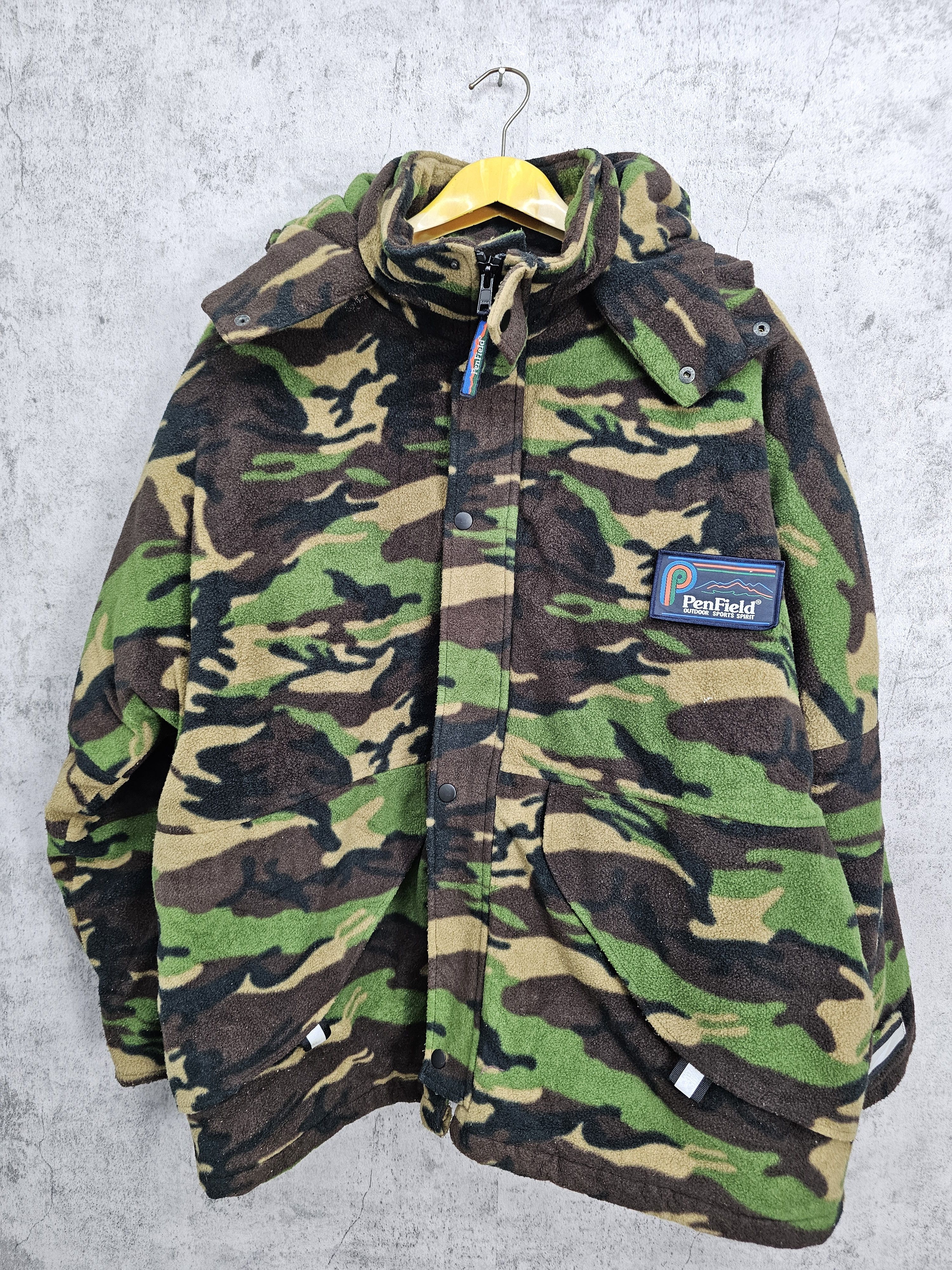 Other Vtg PENFIELD Camouflage Military Fleece Hunting Jacket J0042 Size US M / EU 48-50 / 2 - 1 Thumbnail