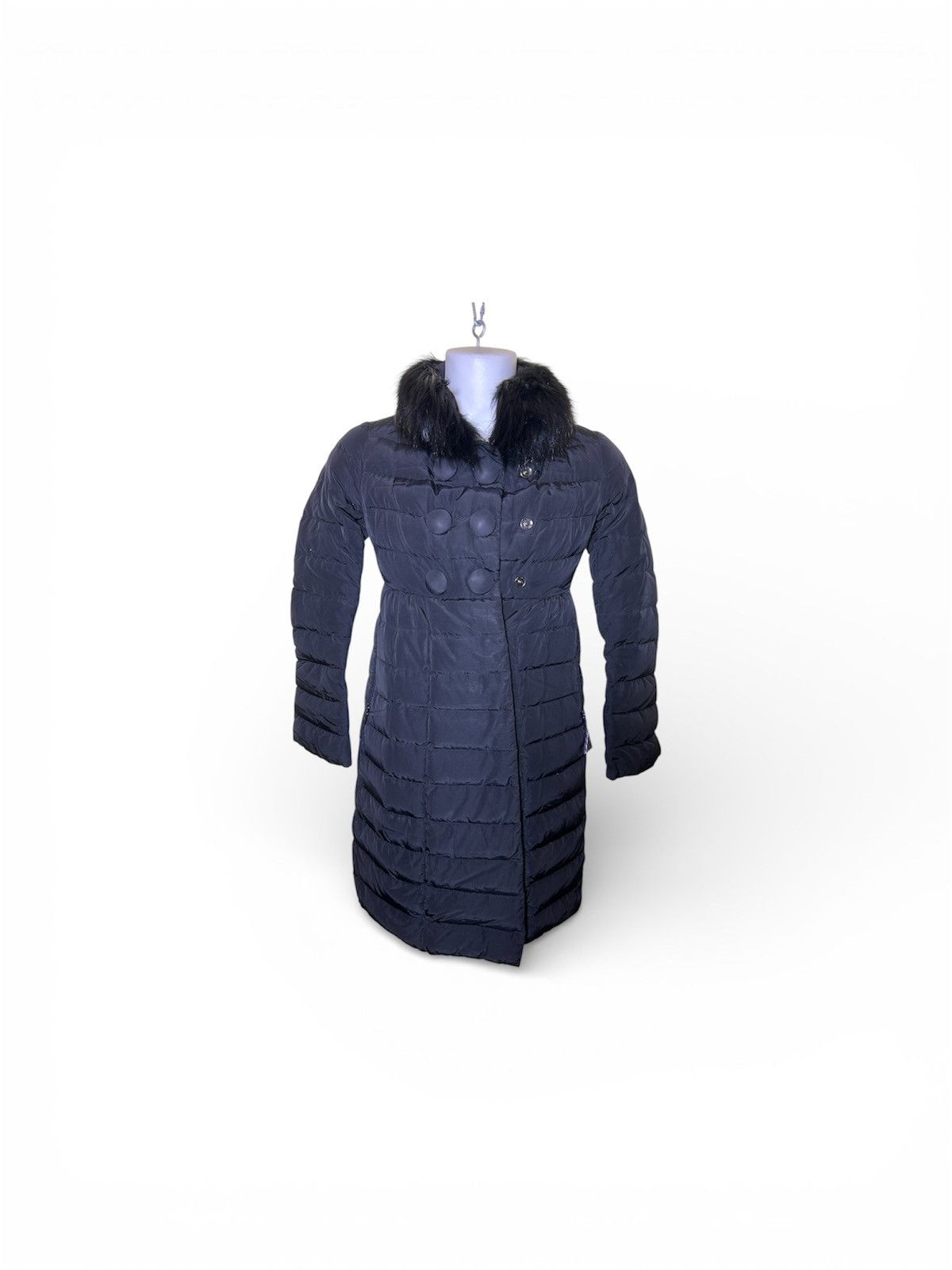 Moncler Moncler Johafur Long Down Coat w/ Real Fur Trim (Size 0) Size XS / US 0-2 / IT 36-38 - 1 Thumbnail