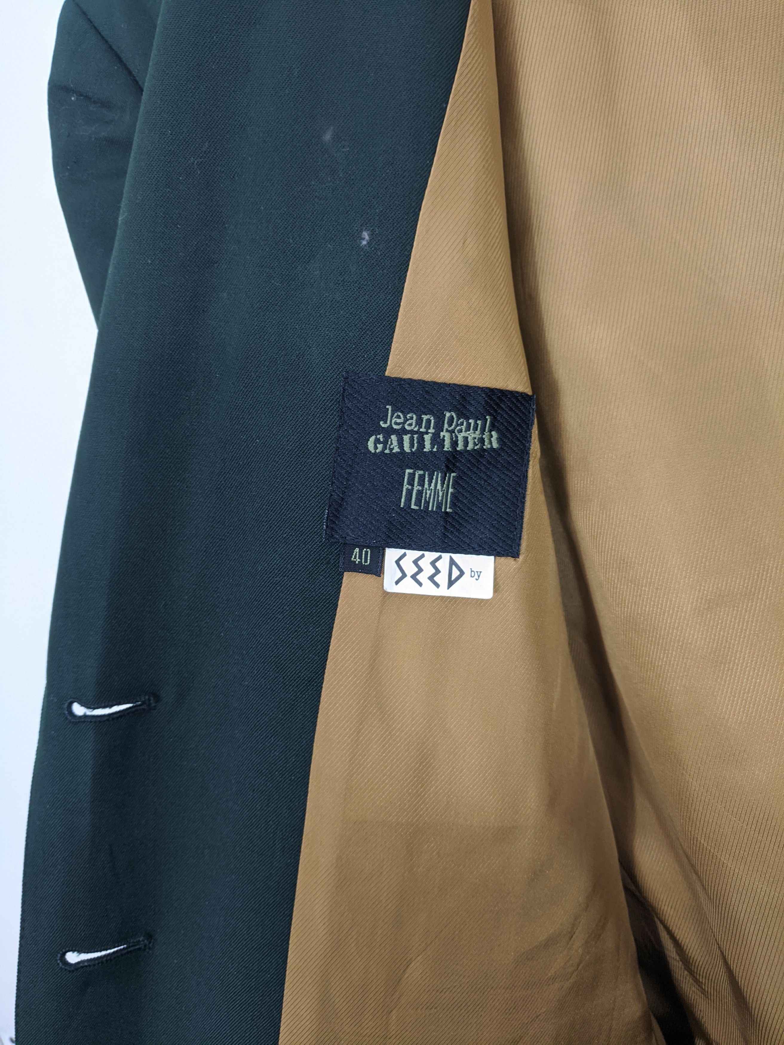 Jean Paul Gaultier Jean Paul Gaultier Wool Blazer Coat J0413 Size US M / EU 48-50 / 2 - 5 Thumbnail