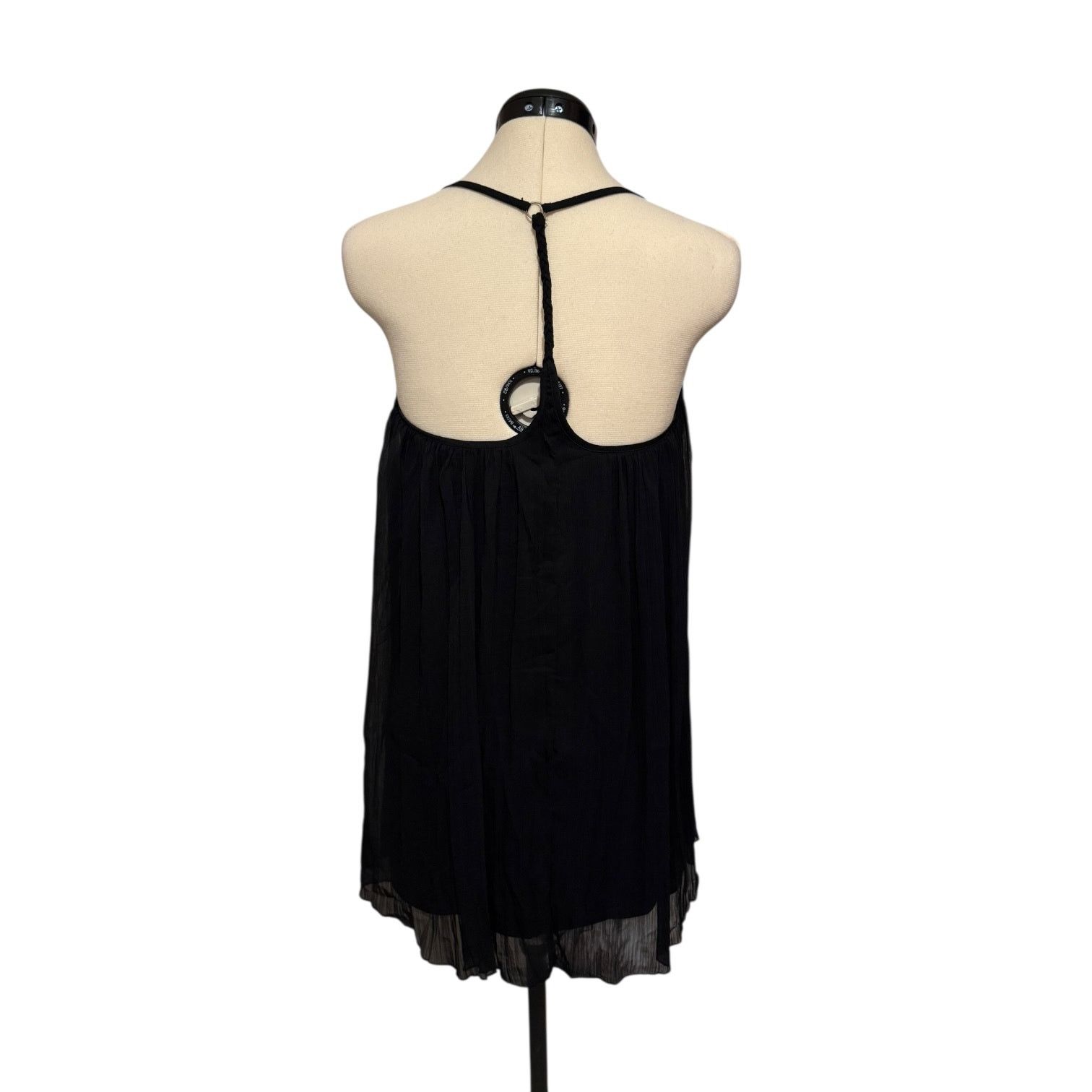 Abercrombie & Fitch Abercrombie Midnight Muse Flowy Layered Blouse Low Cut XS Size XS / US 0-2 / IT 36-38 - 4 Thumbnail