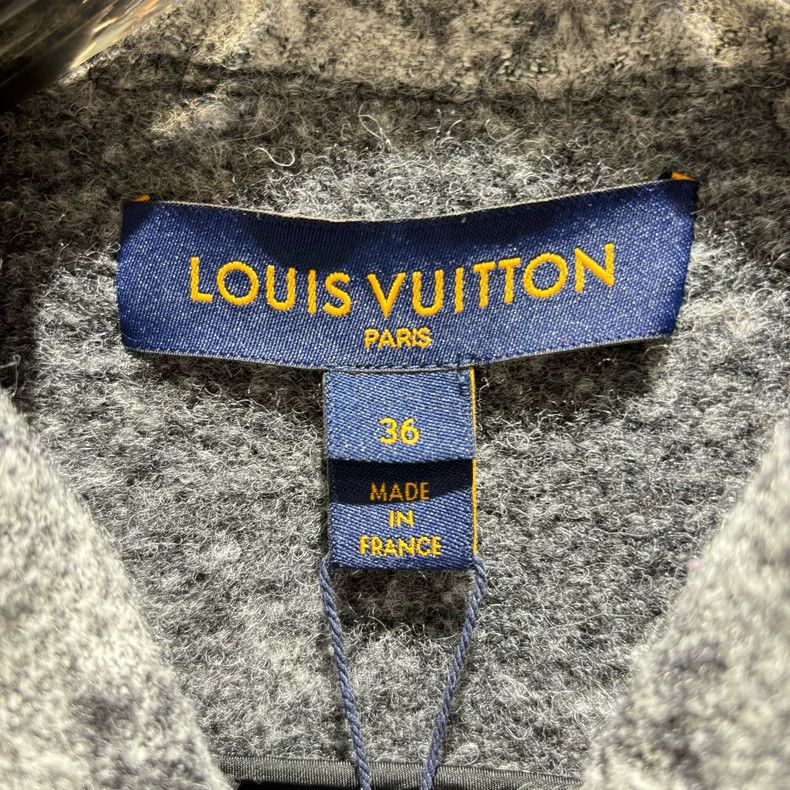 Louis Vuitton Louis Vuitton Grey presbyopic print belt jacket Size XS / US 0-2 / IT 36-38 - 3 Thumbnail
