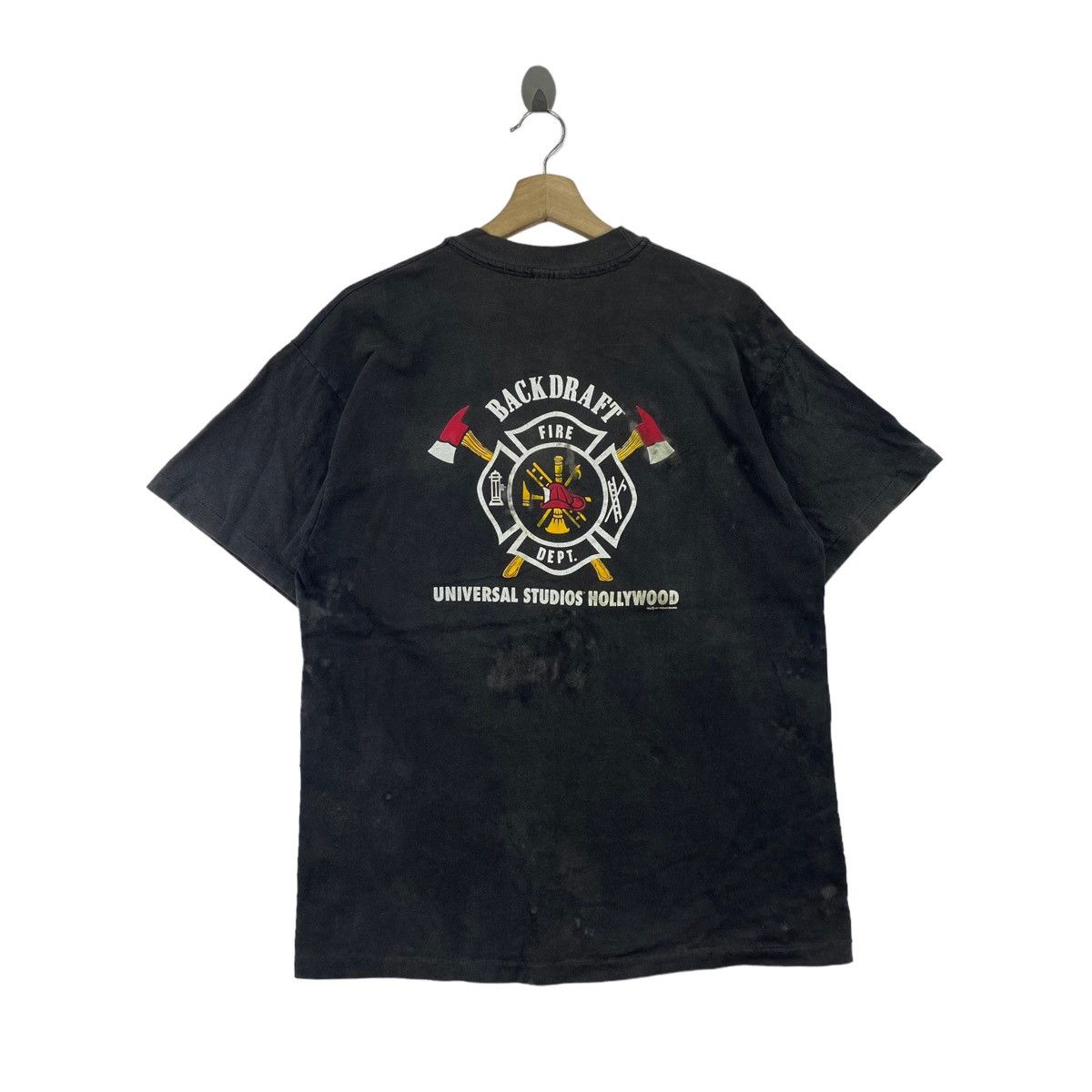Vintage Vintage 90s BACKDRAFT Fire Dept. Movie Universal Studios Size US L / EU 52-54 / 3 - 1 Thumbnail