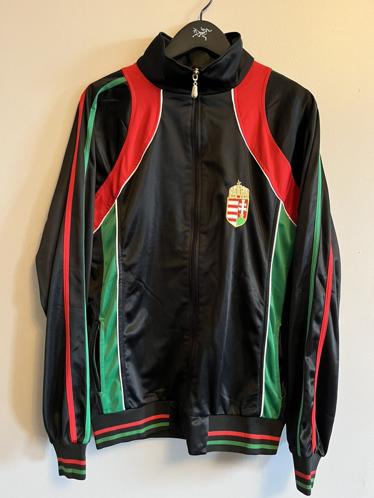 Vintage Vintage Hungary Football World Cup Zip Up Sweater Size US L / EU 52-54 / 3 - 1 Thumbnail