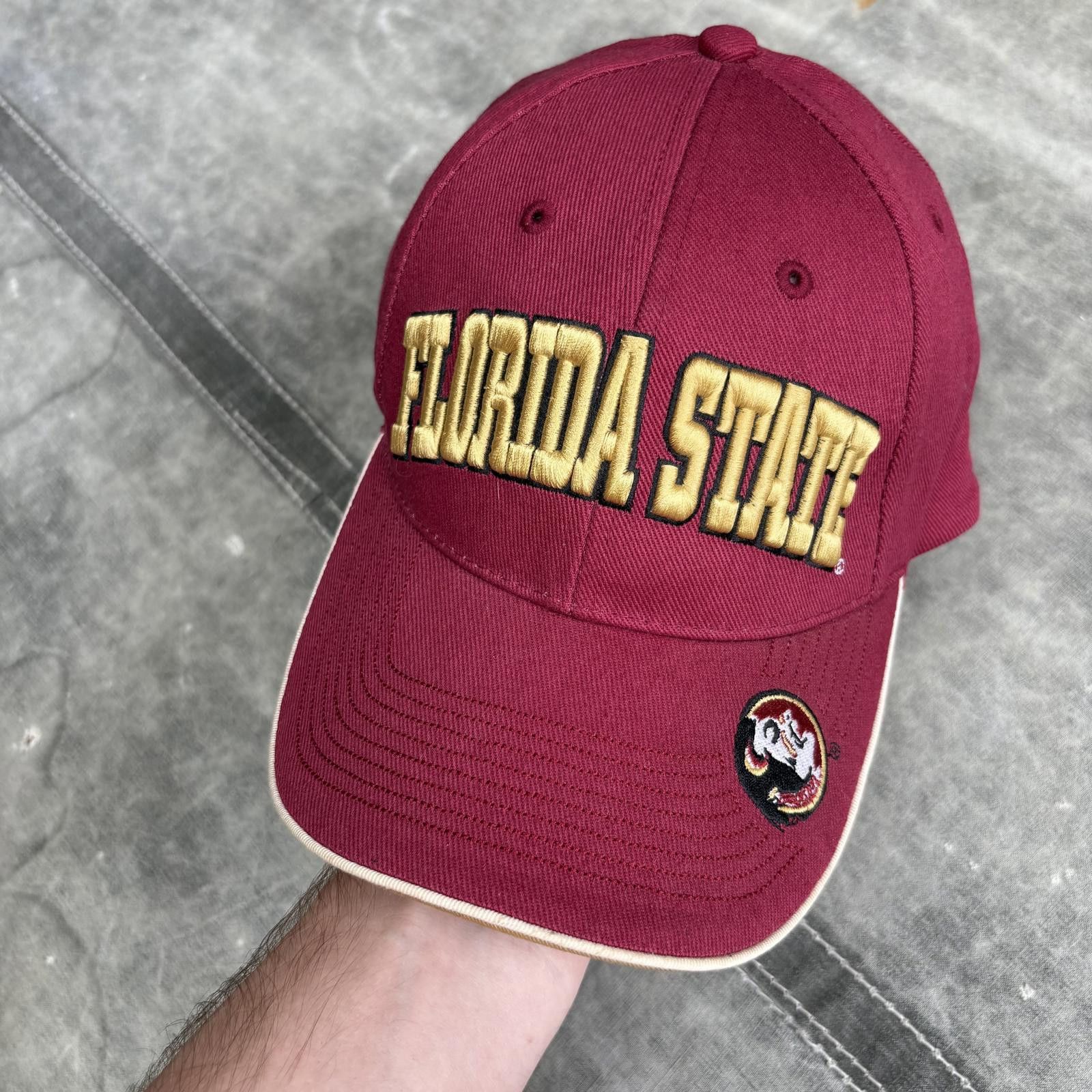 Vintage Vintage Y2K Florida State Seminoles University Sports Hat Size ONE SIZE - 1 Thumbnail