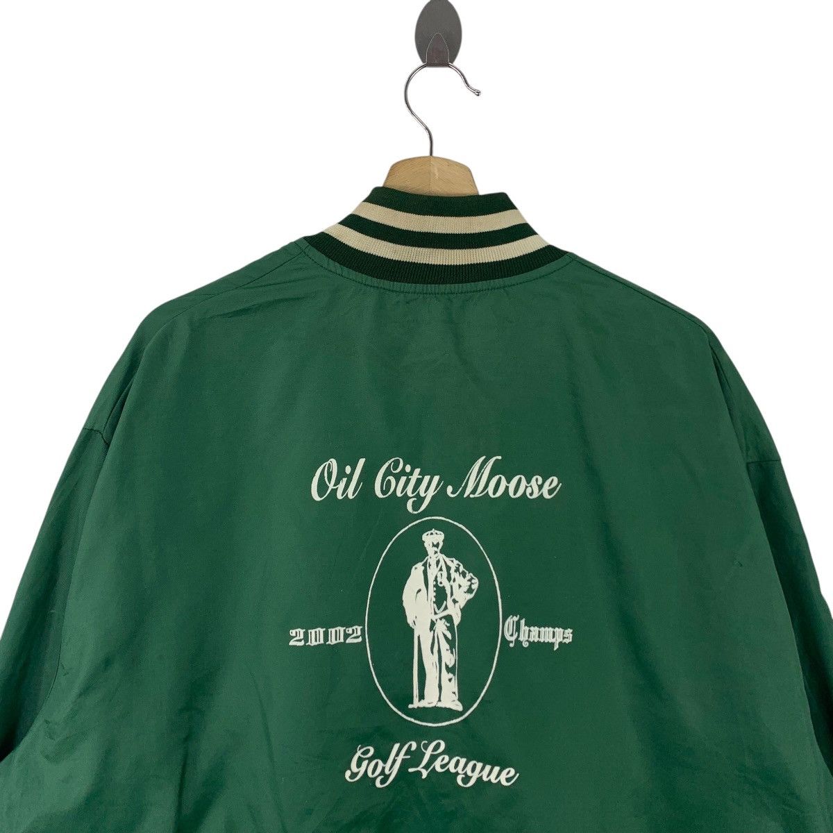 Holloway × Vintage Vintage HOLLOWAY oil city moose varsity jacket Size US XL / EU 56 / 4 - 14 Thumbnail