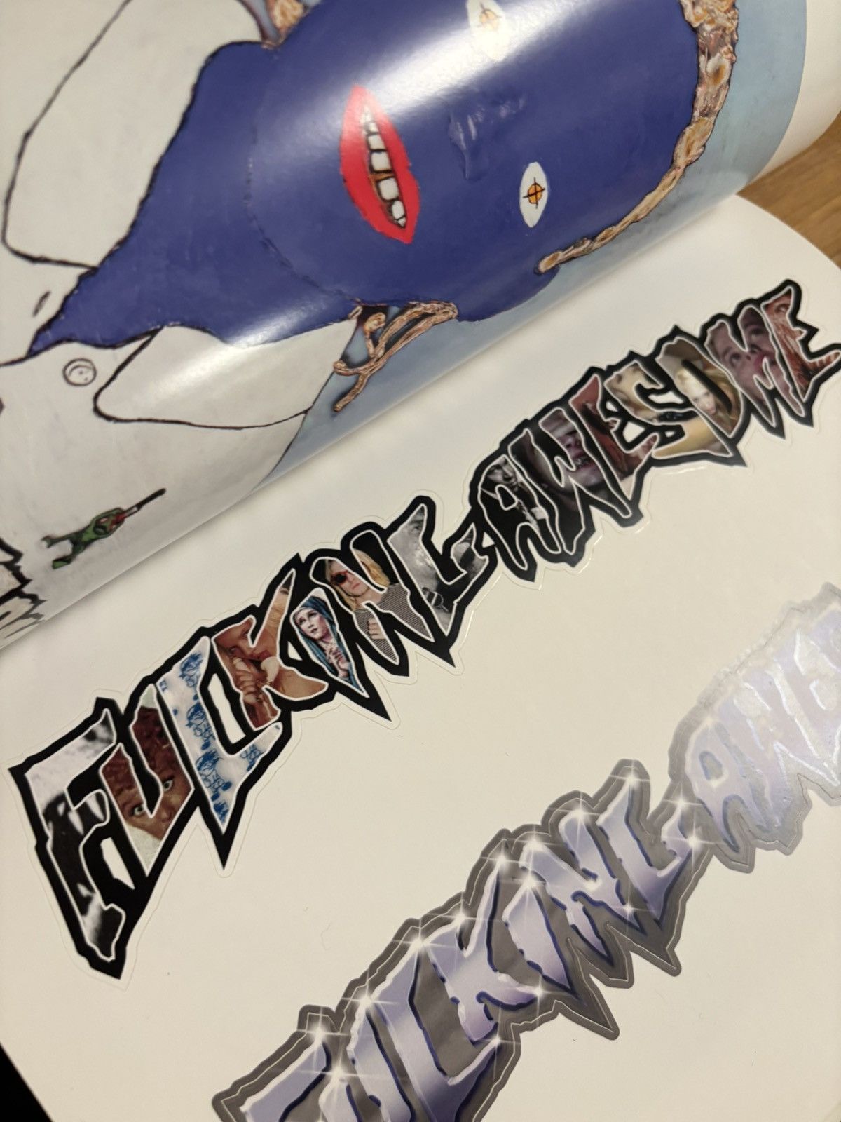 Fucking Awesome FUCKING AWESOME ACTUAL VISUAL GUIDANCE 1, 2 and FA ZINES Size ONE SIZE - 5 Thumbnail