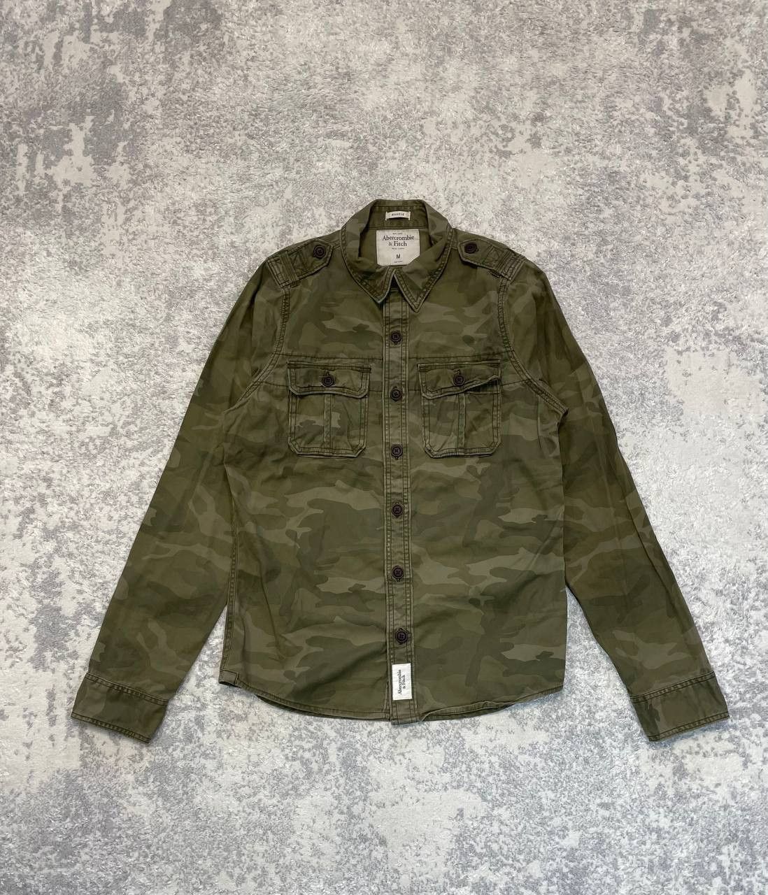 Abercrombie & Fitch Vintage Y2K ABERCROMBIE M-65 Camouflage Shirt, Army Size US M / EU 48-50 / 2 - 1 Thumbnail