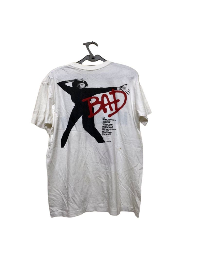 Michael Jackson Vintage micheal jackson bad tour shirt Size US M / EU 48-50 / 2 - 2 Thumbnail