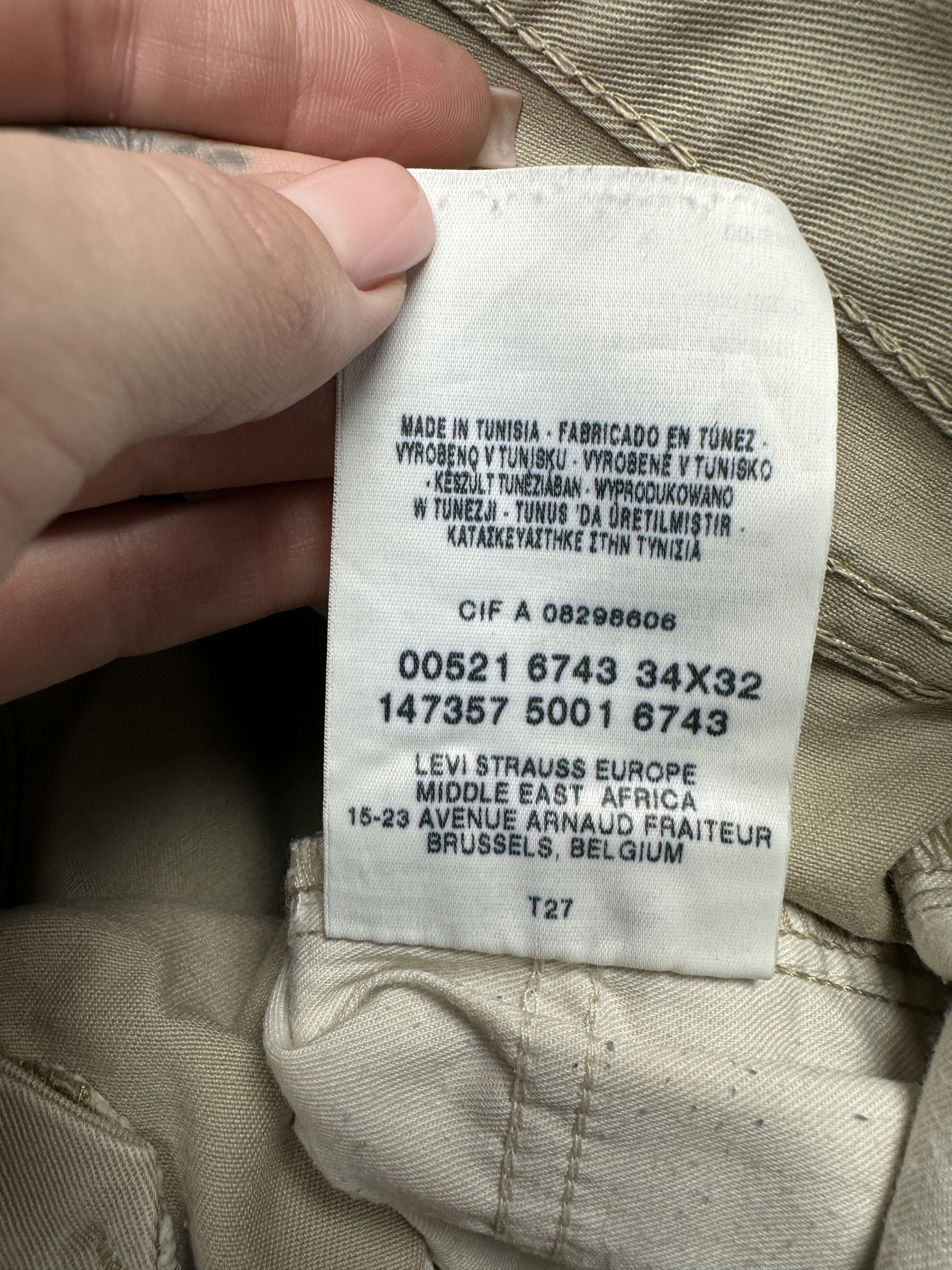 Levi's Levi's 521 Vintage Mens Denim Pants Jeans Size 34 x 32 Size US 34 / EU 50 - 11 Thumbnail