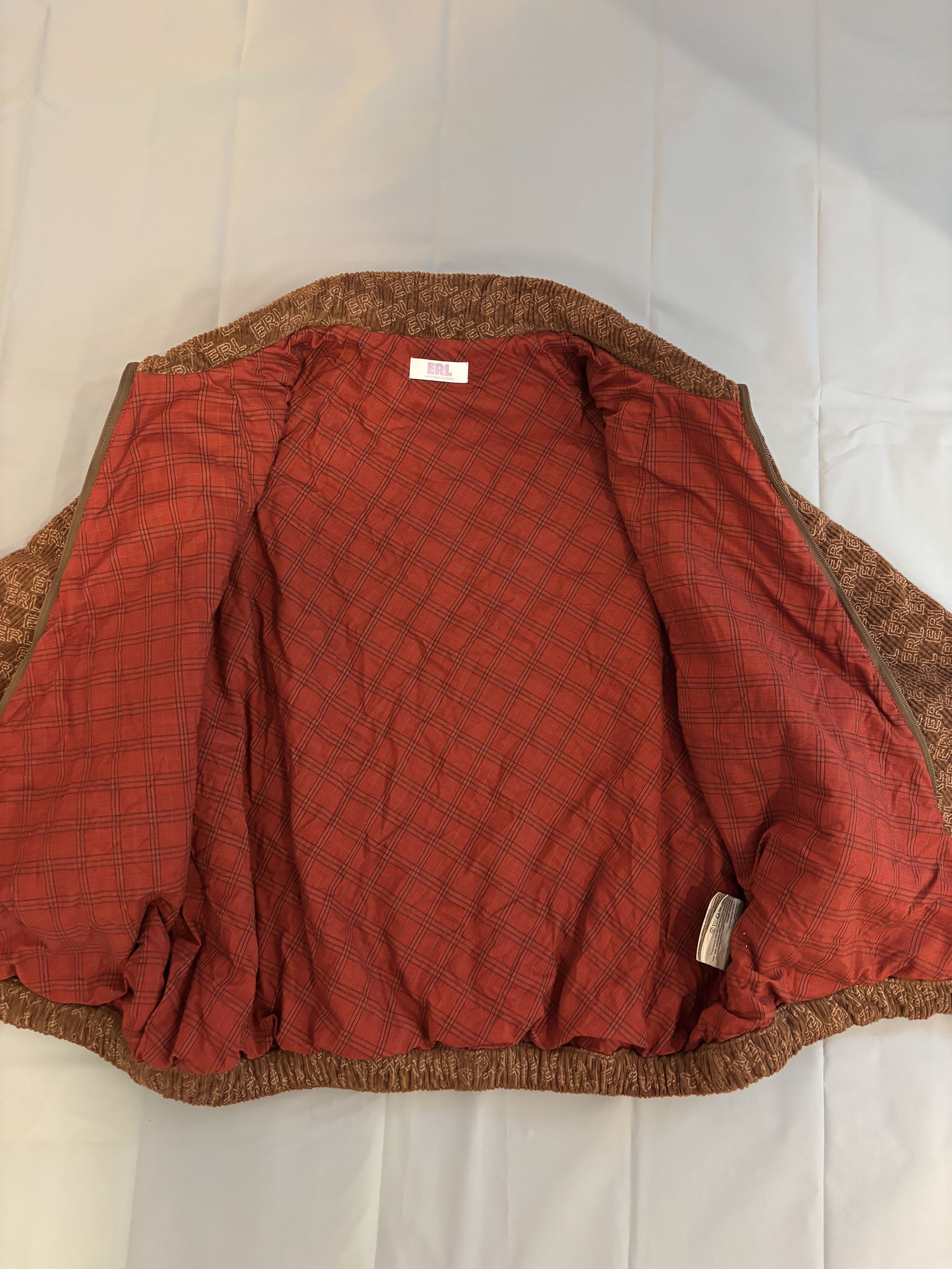 ERL Veste teddy bombers ERL monogramme marron en tbe Size US L / EU 52-54 / 3 - 10 Thumbnail