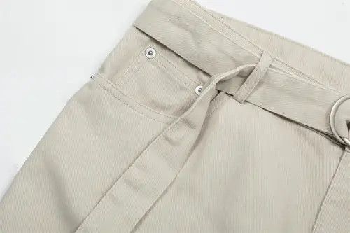 Japanese Brand American loose belt straight simple casual wide-leg jeans Size US 32 / EU 48 - 2 Thumbnail