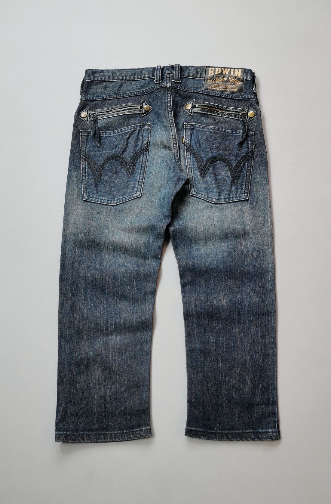 Edwin × Japanese Brand × Vintage Edwin EXV 3/4 Jeans (LG56) Size US 32 / EU 48 - 1 Thumbnail