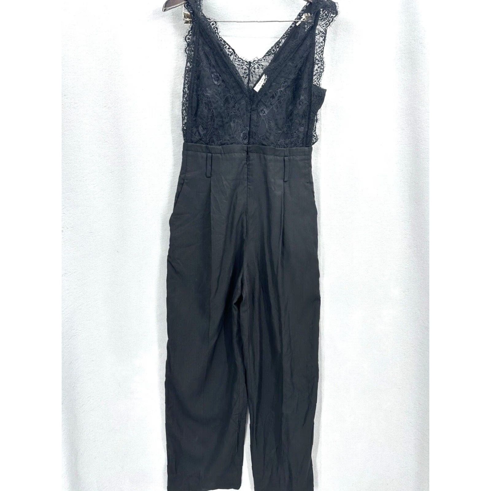 Sandro Sandro Jumpsuit Women Small Lace Pants Top Party Business Coquette Designer READ Size S / US 4 / IT 40 - 2 Thumbnail