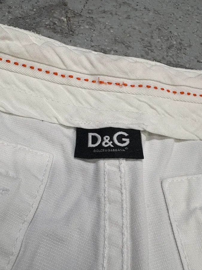 Dolce & Gabbana 2000s Dolce & Gabbana Cargo White Shorts Size US 33 - 9 Thumbnail