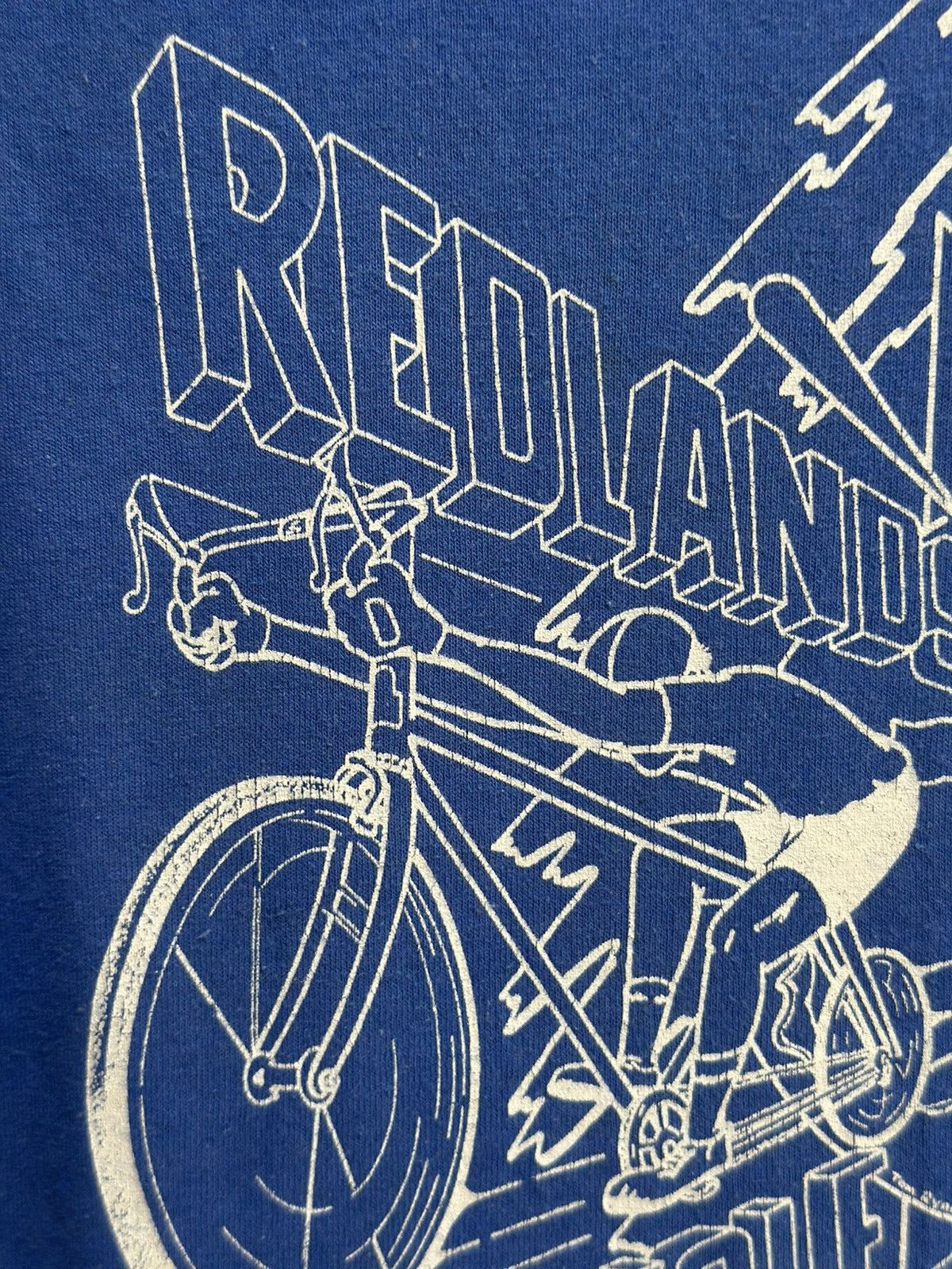 Hanes × Vintage Vintage Redlands Bicycle Classic 1990 Faded Tee Size US XXL / EU 58 / 5 - 5 Thumbnail