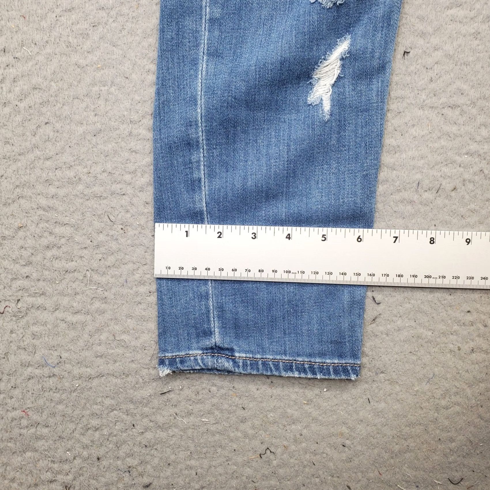 American Eagle Outfitters American Eagle Outfitters Jeans Womens 4 Blue Denim Stretch Straight Ribbed Boots? Size 27" / US 4 / IT 40 - 5 Thumbnail