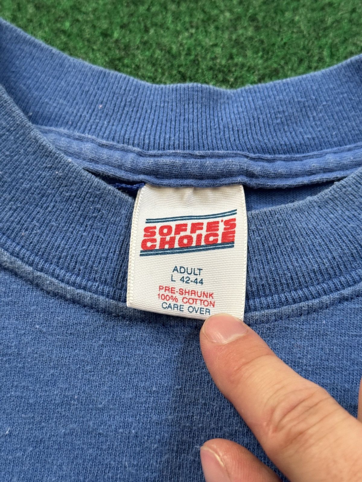 Soffe Vintage 90s Honolulu Hawaii Central YMCA Retro Blue T Shirt Size US L / EU 52-54 / 3 - 5 Thumbnail