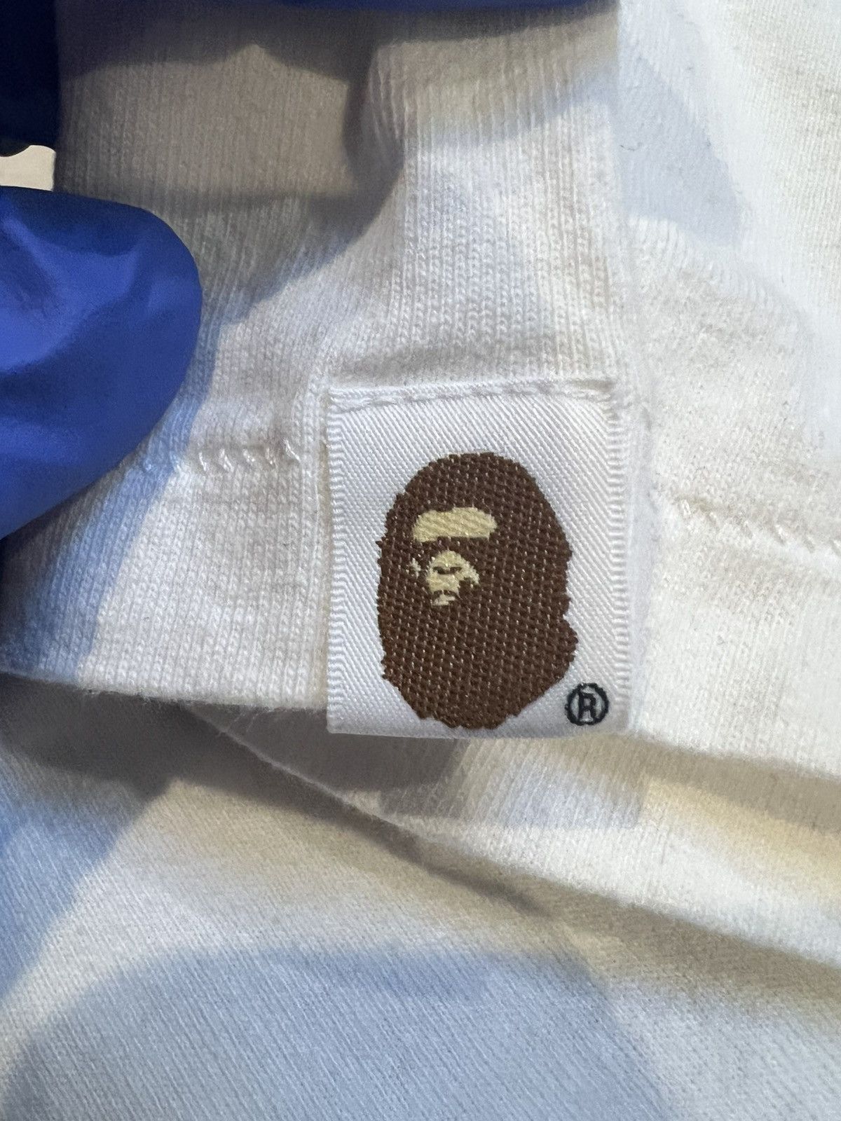 Bape A Bathing Ape White Purple Tiger Shark T-Shirt Size US L / EU 52-54 / 3 - 5 Thumbnail