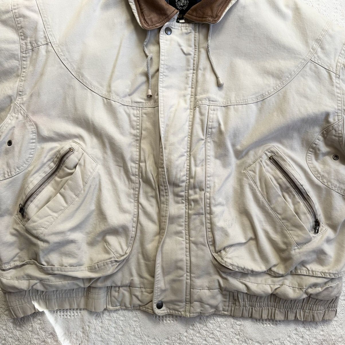 Other Vintage Aberdeen Workwear Jacket Mens 2XL Beige Barn Chore Size US XXL / EU 58 / 5 - 4 Thumbnail